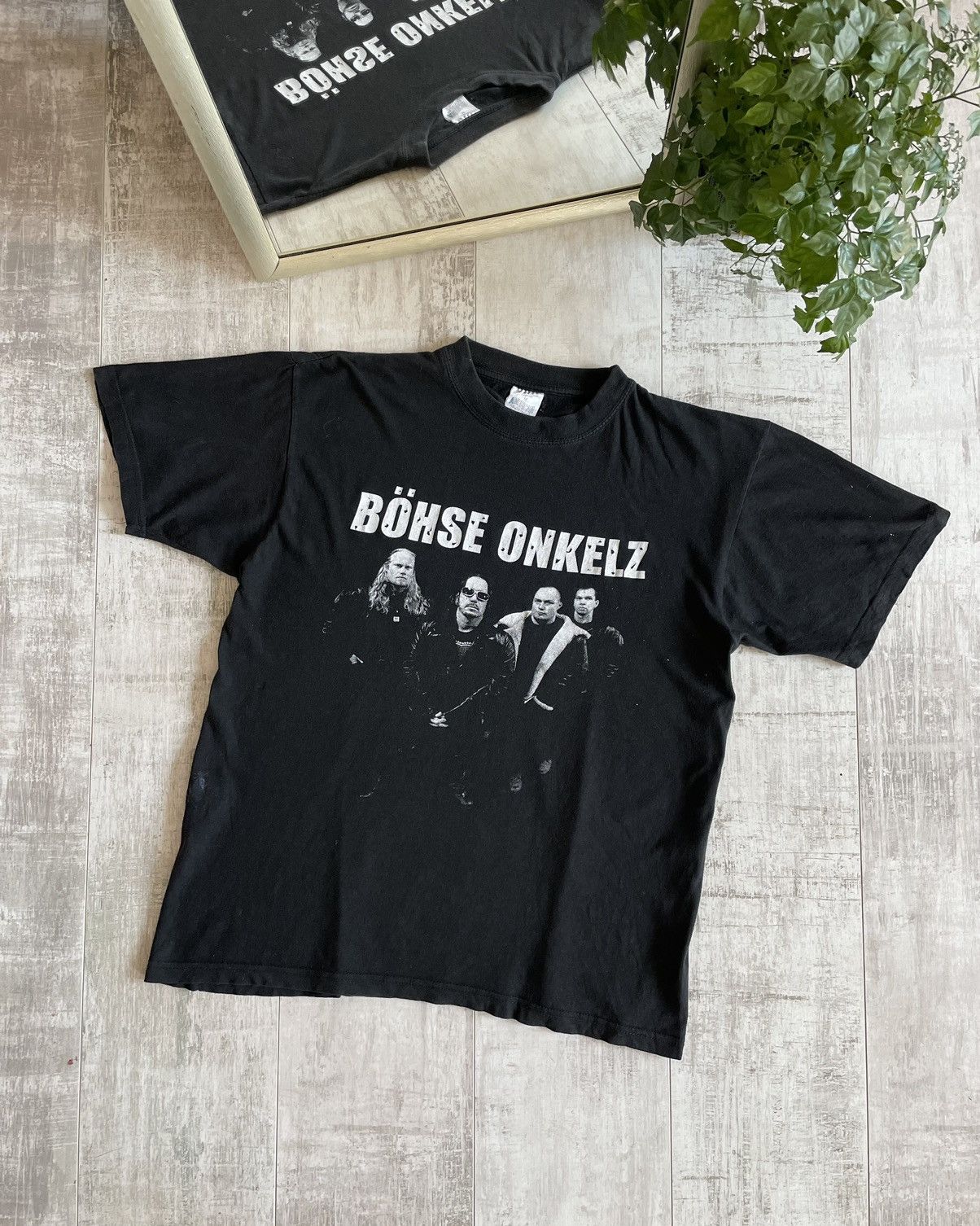 Band Tees × Vintage Vintage Böhse Onkelz 90’s Band T-Shirt RARE Size US M / EU 48-50 / 2 - 1 Thumbnail