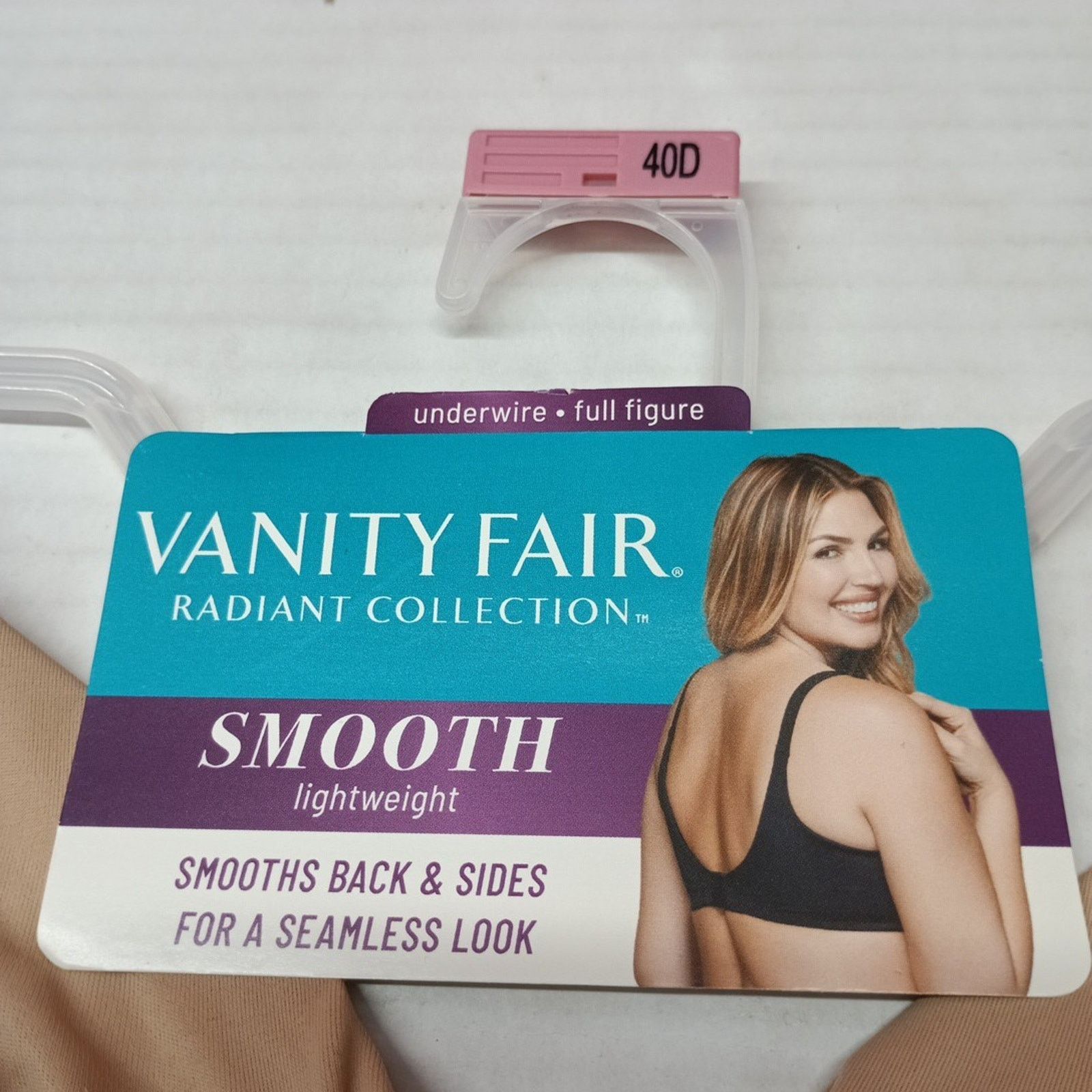 Other Vanity Fair Radiant Women's Underwire Bra 40D Honey Beige Size ONE SIZE - 2 Thumbnail