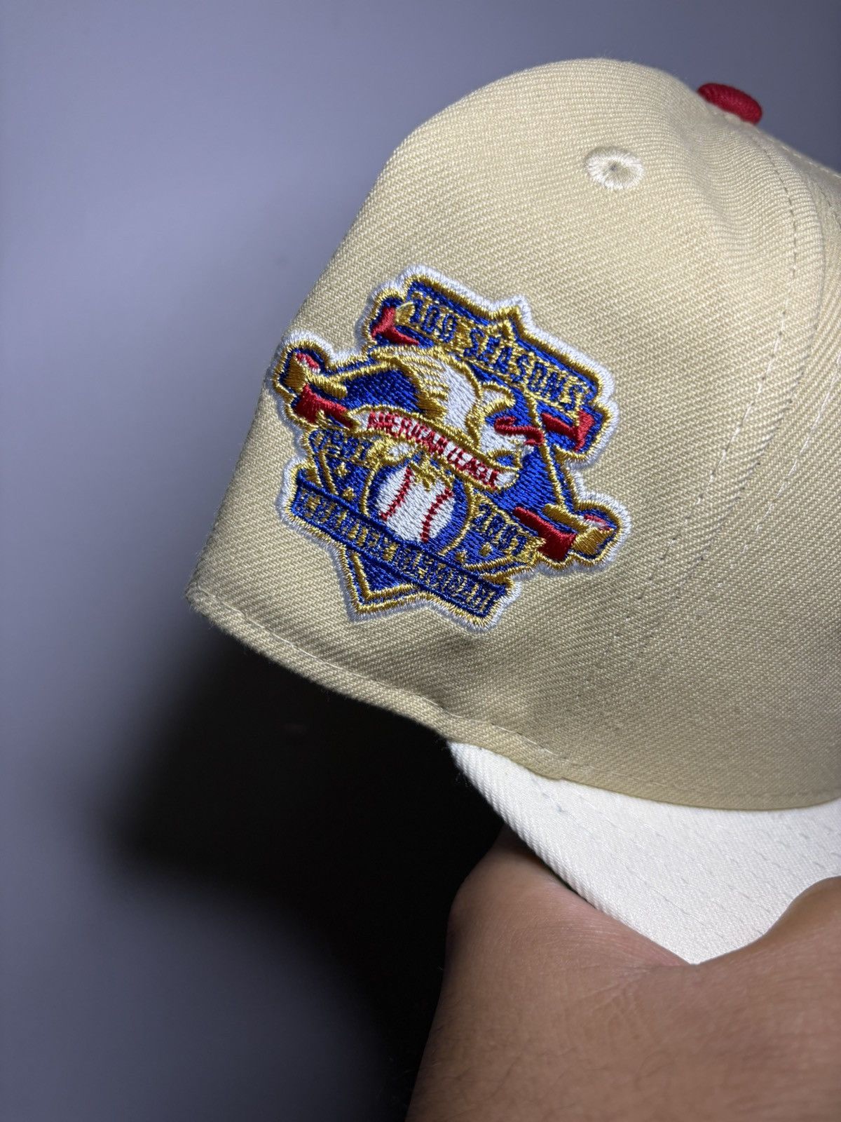 New Era Sz 7 5/8 Brand New MLB Cleveland Indians Fitted Hat Size ONE SIZE - 3 Thumbnail