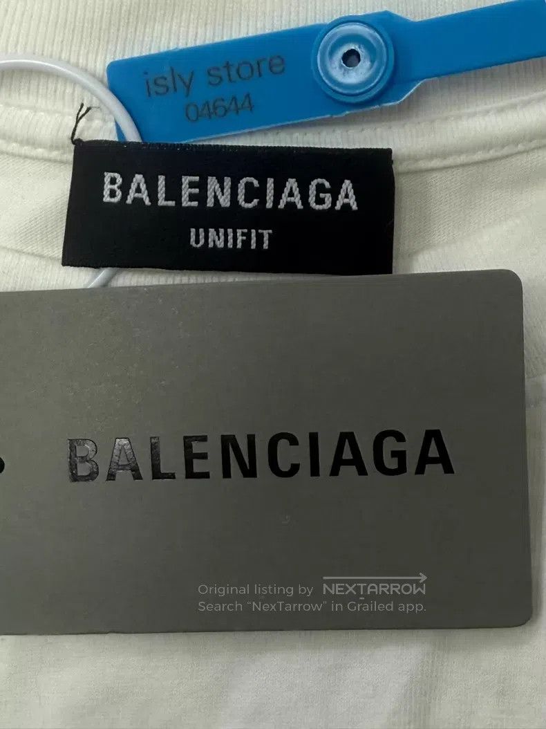 Balenciaga Balenciaga Letter pattern printed short-sleeve T-shirt whi Size US S / EU 44-46 / 1 - 4 Thumbnail