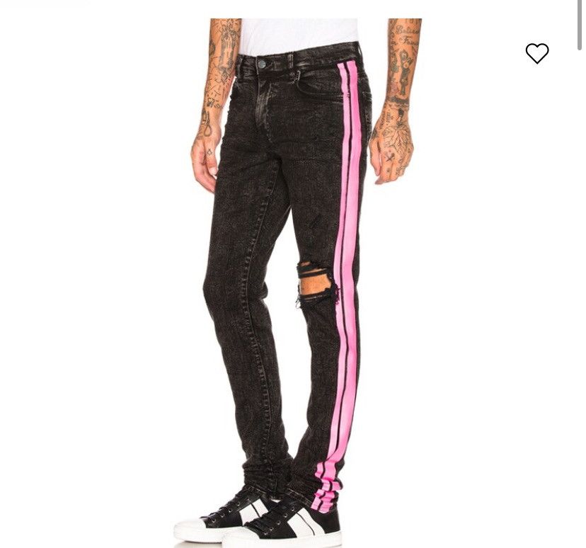 Amiri AMIRI Track Jeans Size US 29 - 1 Thumbnail