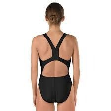 Speedo Speedo Pro LT Black Swimsuit One Piece 8/34 Racerback Swim Size ONE SIZE - 9 Thumbnail