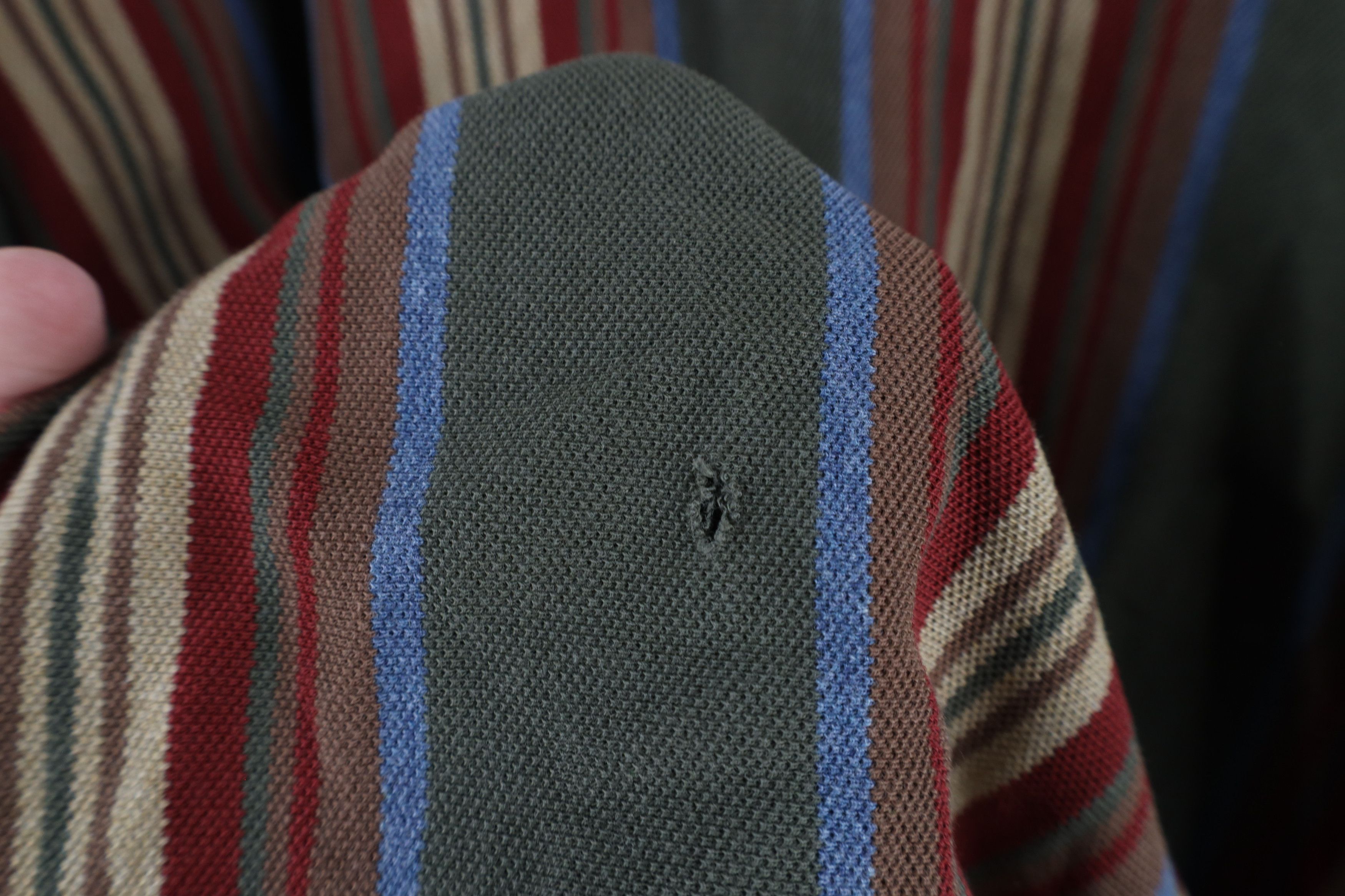 Tommy Hilfiger × Vintage Vintage 90s Tommy Hilfiger Striped Collared Polo Shirt Size US XL / EU 56 / 4 - 5 Thumbnail