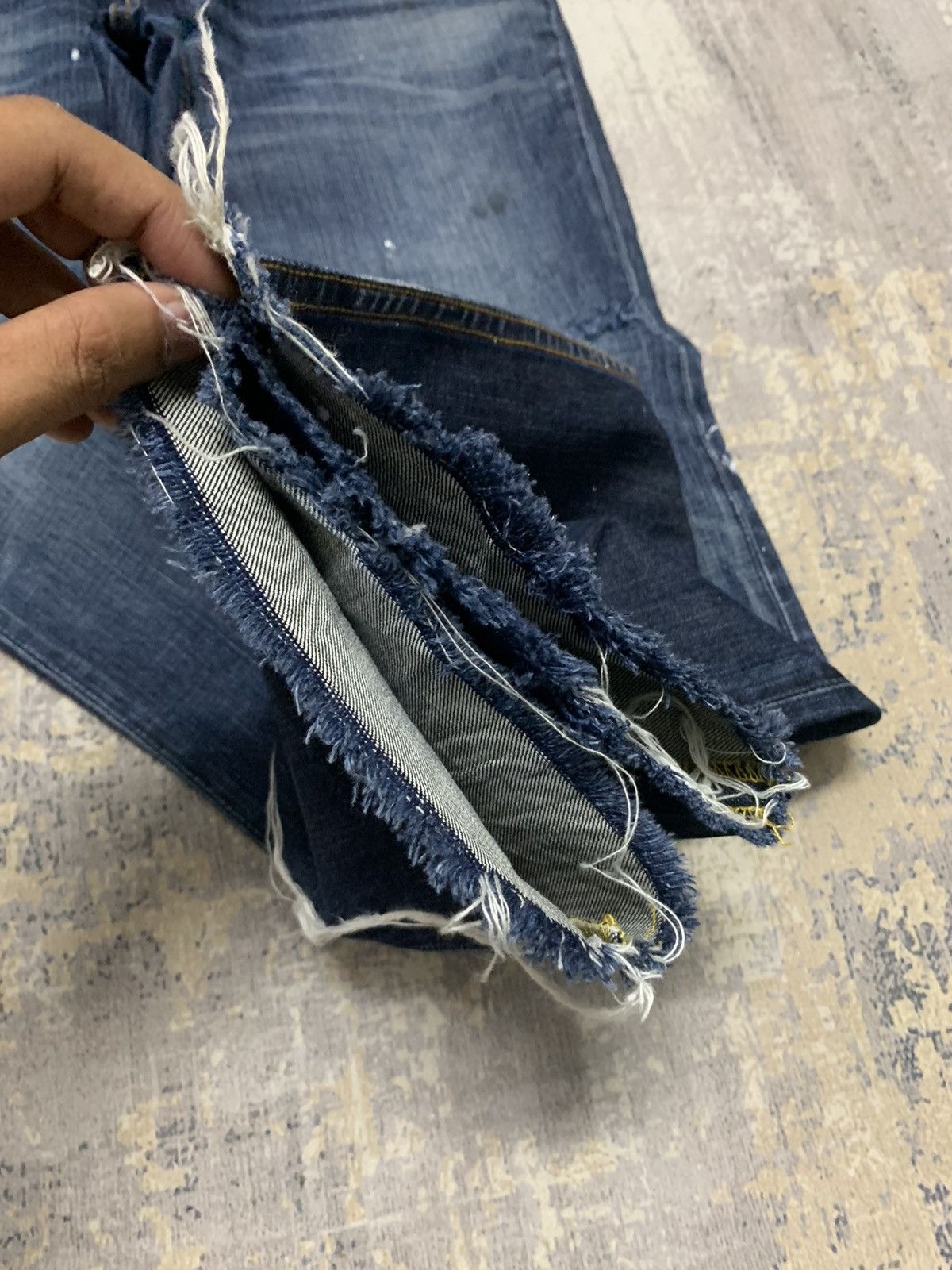 Levi's Levi’s 502 Distressed Straight Leg Jeans – Vintage Denim Size US 34 / EU 50 - 9 Thumbnail
