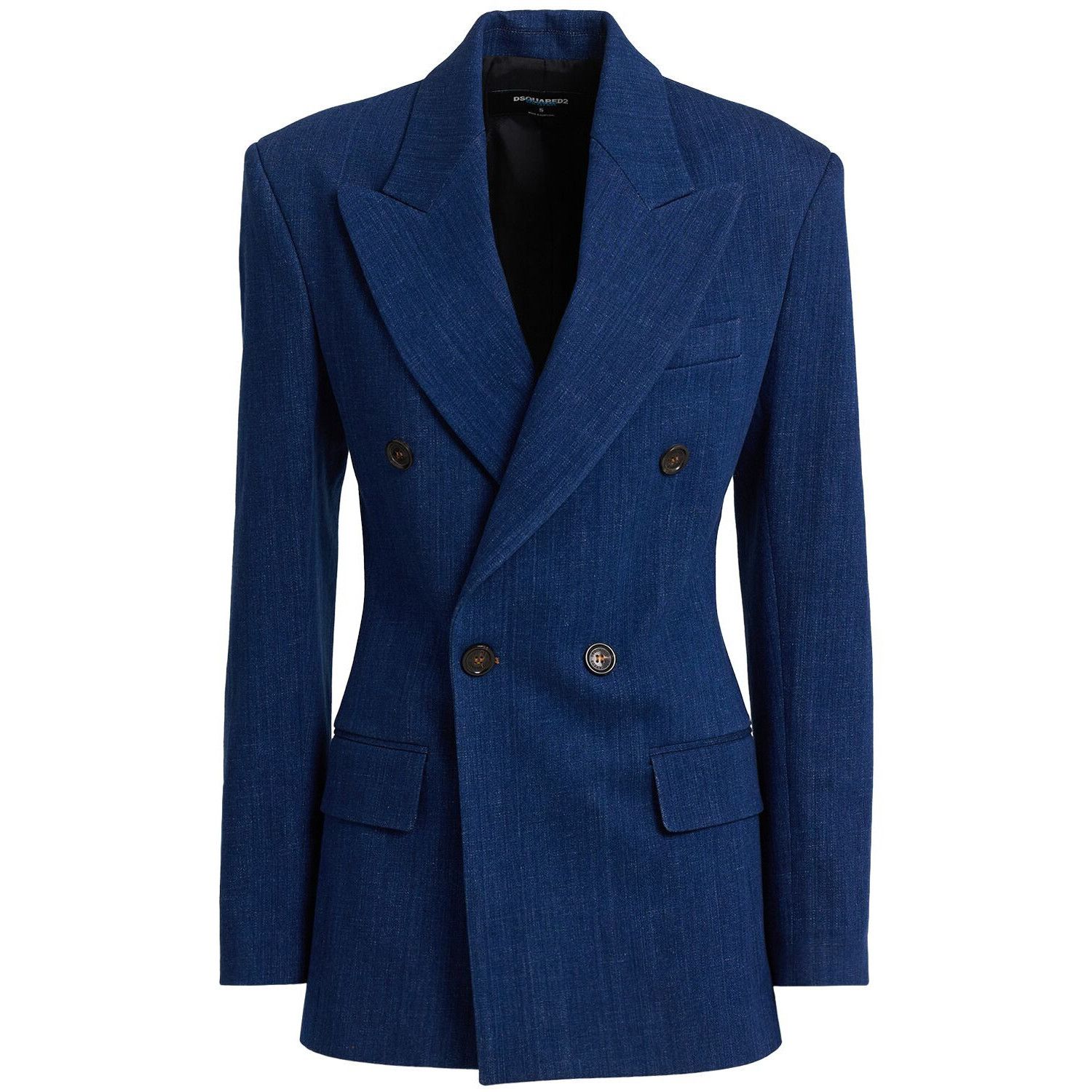 Dsquared2 DSQUARED2 Blue Blazer Jacket New & Authentic (Women's size:4 Size S / US 4 / IT 40 - 1 Preview