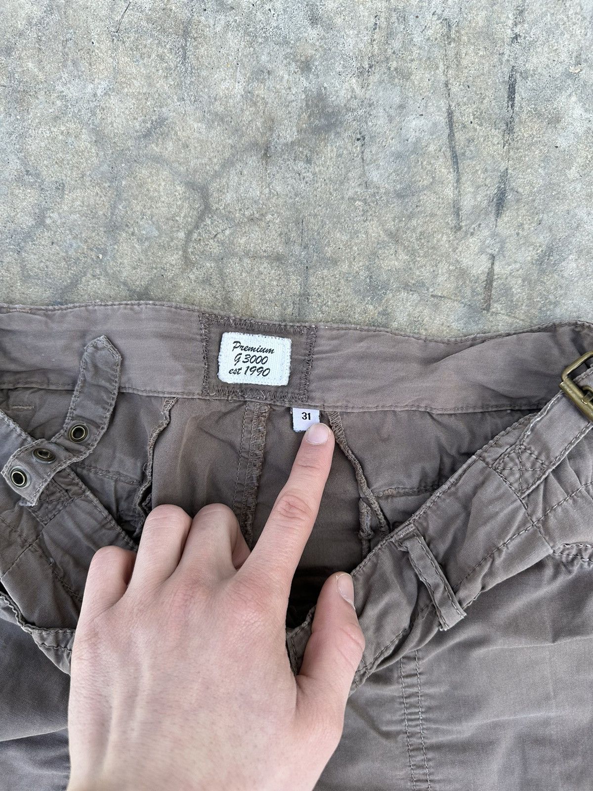 Japanese Brand × Vintage Vintage Japanese Brand Cargo Pants Size US 30 / EU 46 - 8 Thumbnail