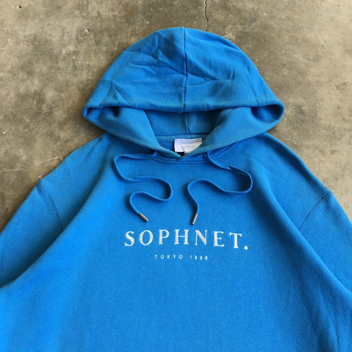 Sophnet. 🇯🇵 2000s Sophnet. Sunspel Embroidery Font Hoodie Blue Size US XL / EU 56 / 4 - 3 Thumbnail