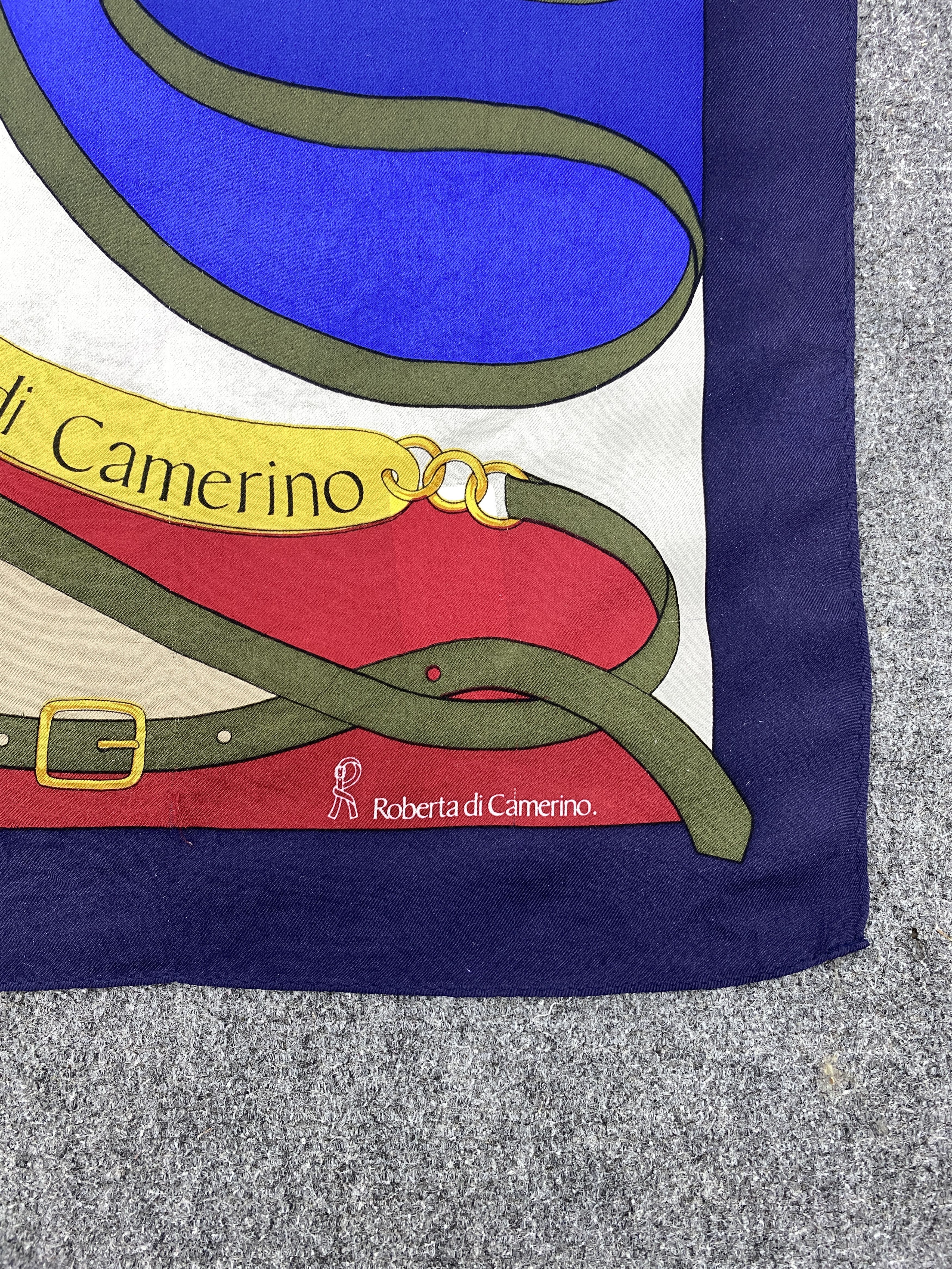 Roberta di Camerino Roberta di Camerino Art Silk Scarf Muffler Silk Shawl SN0074 Size ONE SIZE - 5 Thumbnail