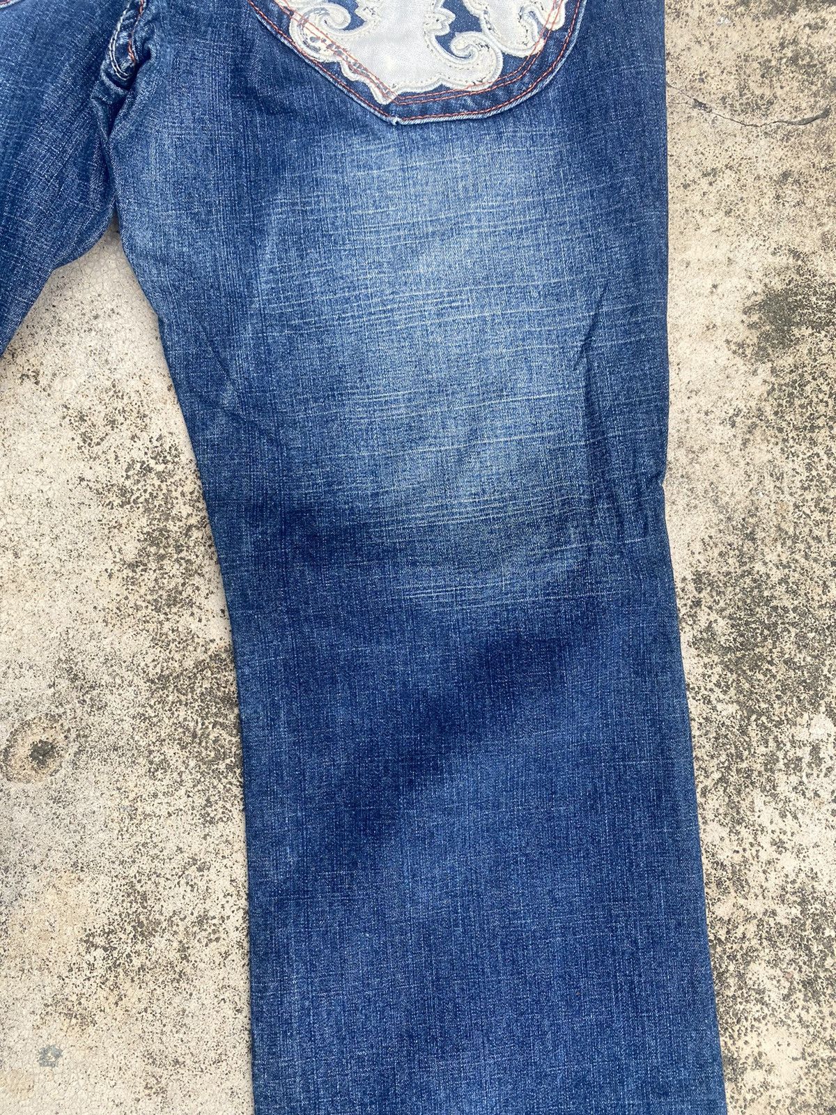 Japanese Brand Flare Jeans Raguna faded Bootcut Size US 32 / EU 48 - 19 Thumbnail