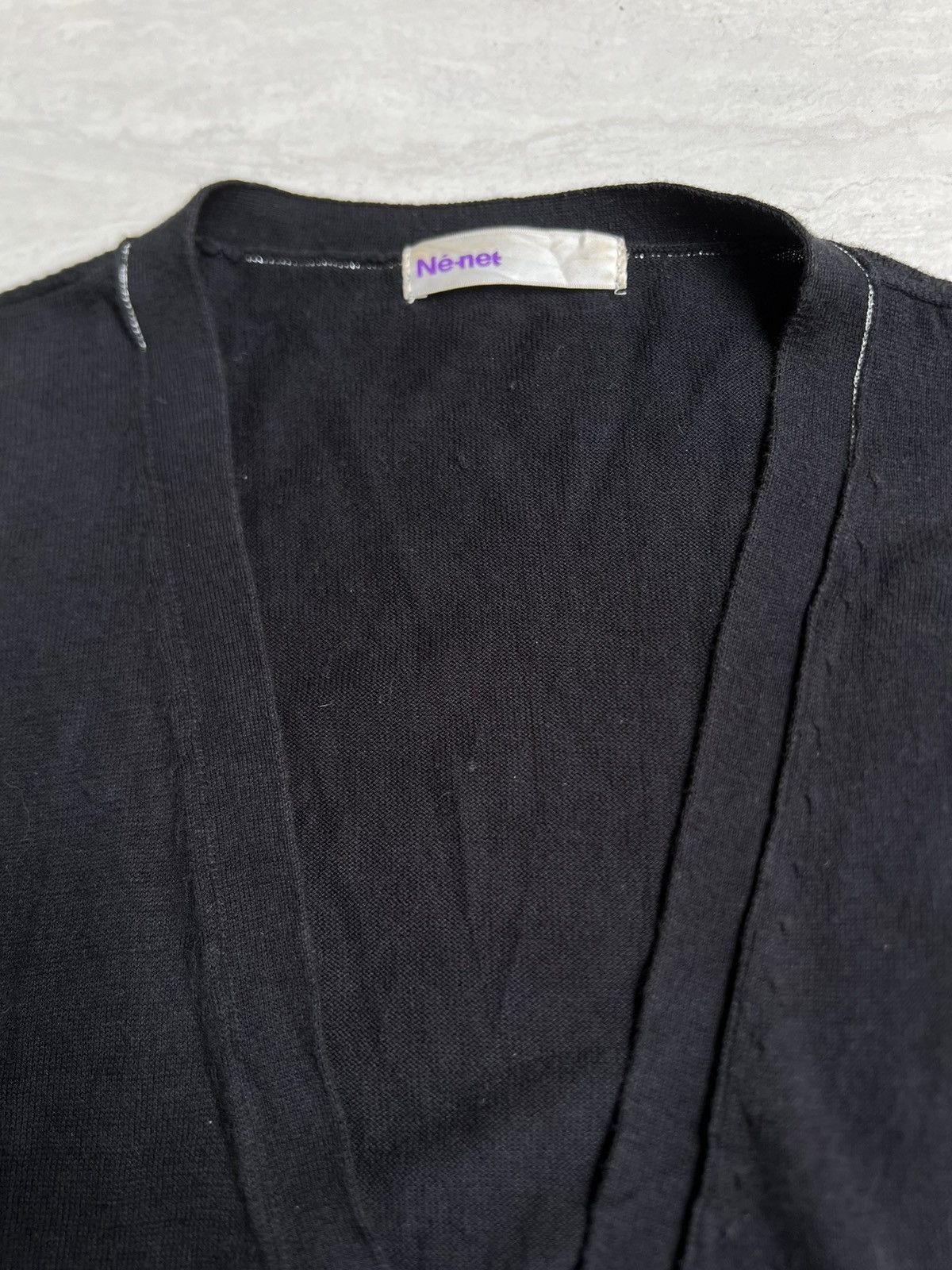 Ne-Net NE-NET Issey Miyake Black Cardigan Size US S / EU 44-46 / 1 - 5 Thumbnail