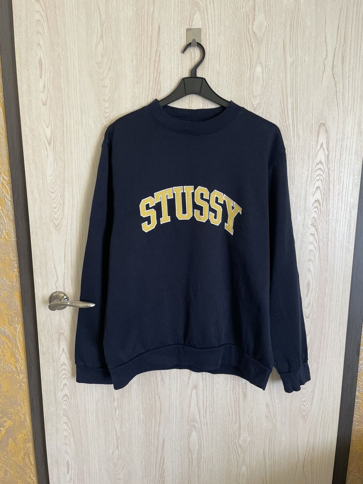 Stussy Vintage sweatshirt dense Stussy big logo Size US L / EU 52-54 / 3 - 4 Thumbnail