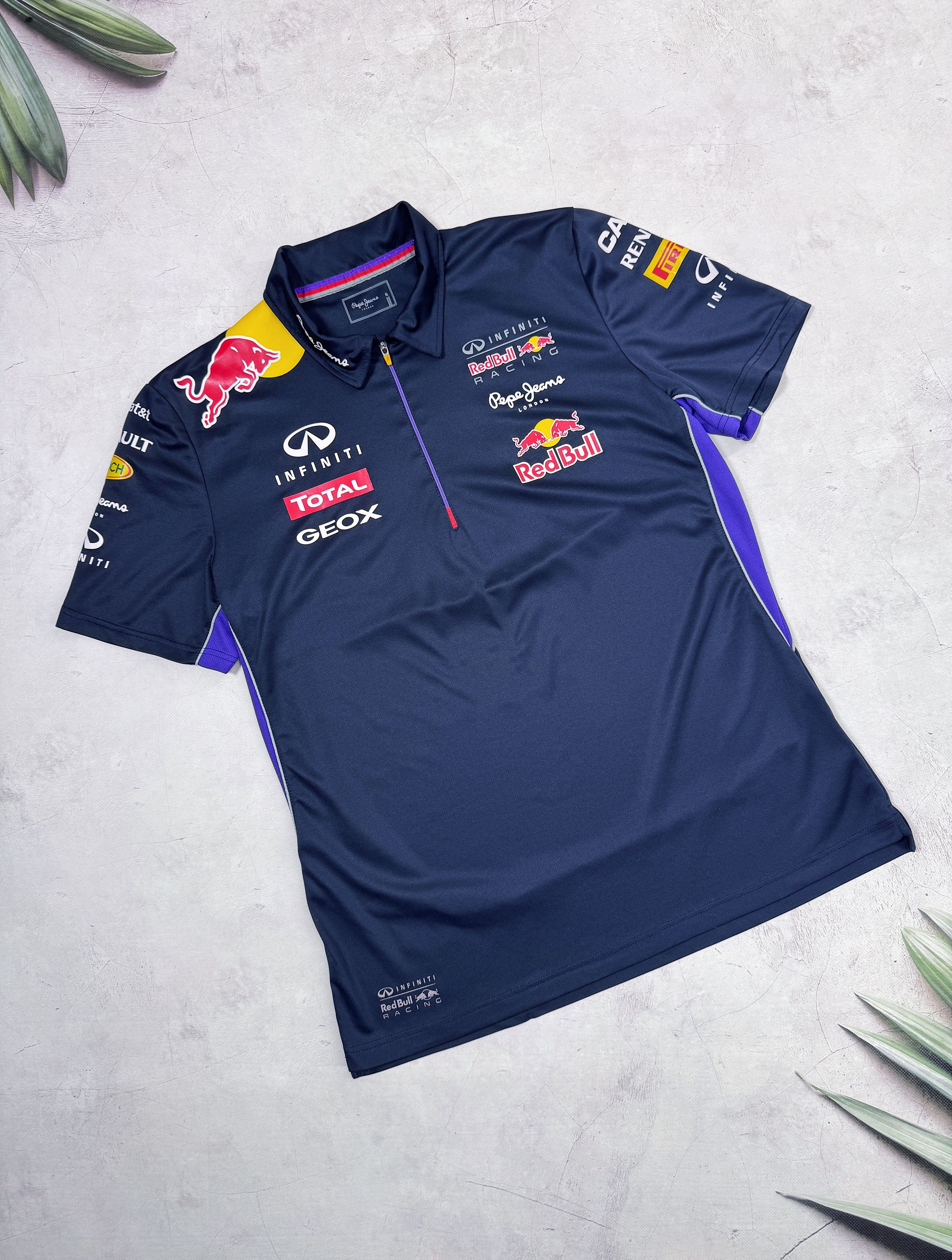 Pepe Jeans Red Bull Pepe Jeans Polo T-Shirt Infiniti Total Formula1 Size US L / EU 52-54 / 3 - 3 Thumbnail
