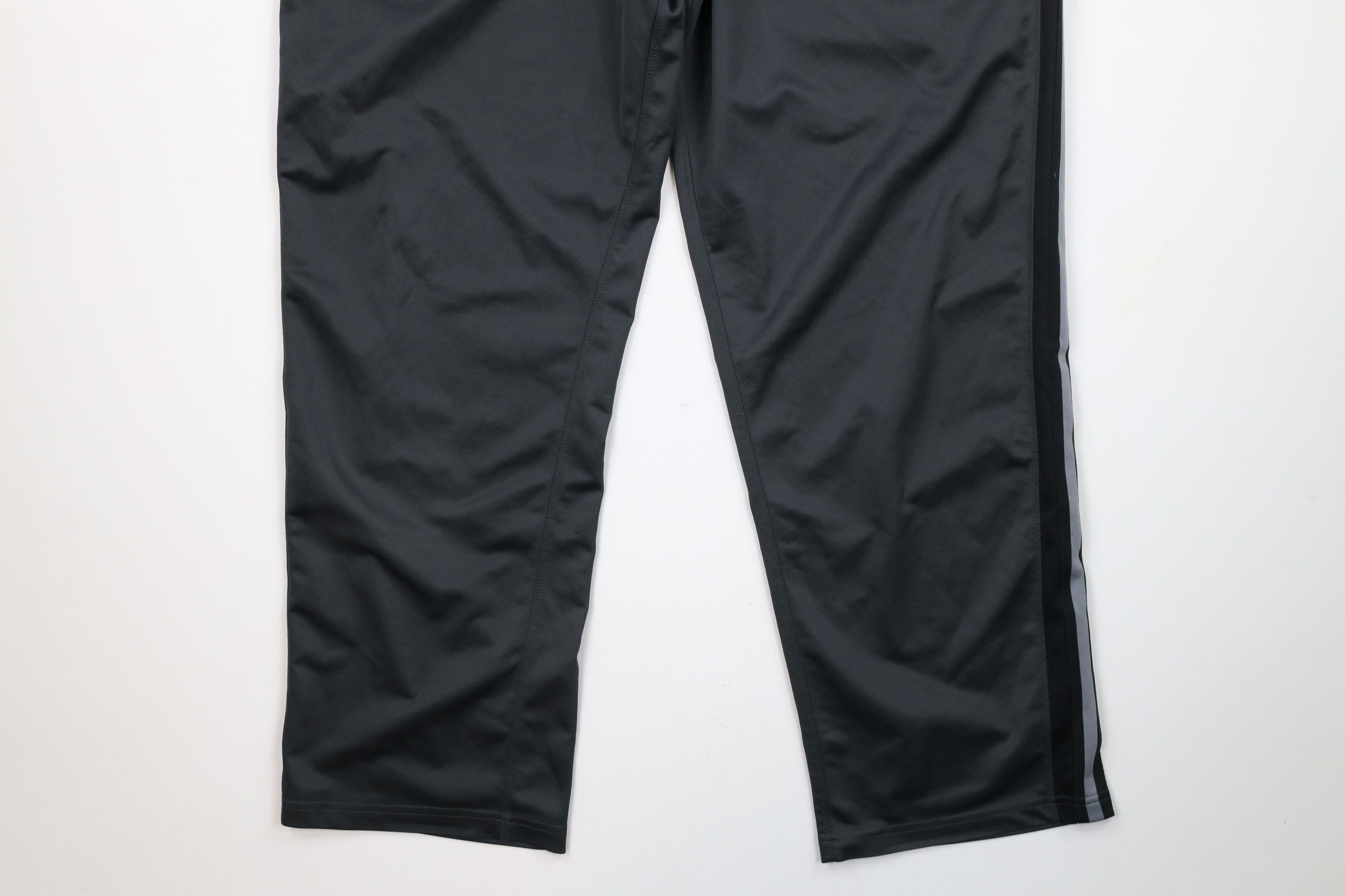 Nike × Vintage Vintage Nike Travis Scott Mini Swoosh Striped Wide Leg Pants Size US 36 / EU 52 - 12 Thumbnail