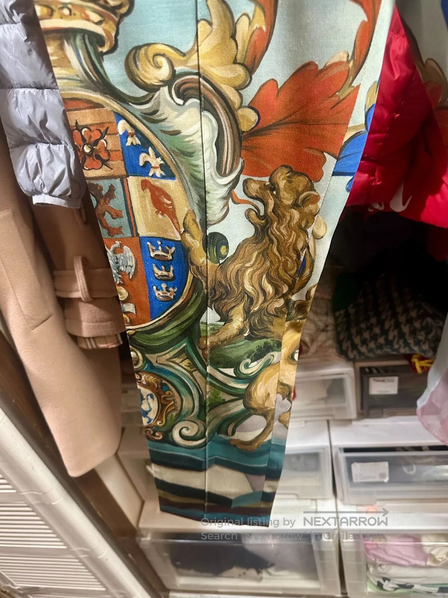 Dolce & Gabbana Dolce & Gabbana Wool Lion Track Pants. Size US 28 / EU 44 - 4 Thumbnail