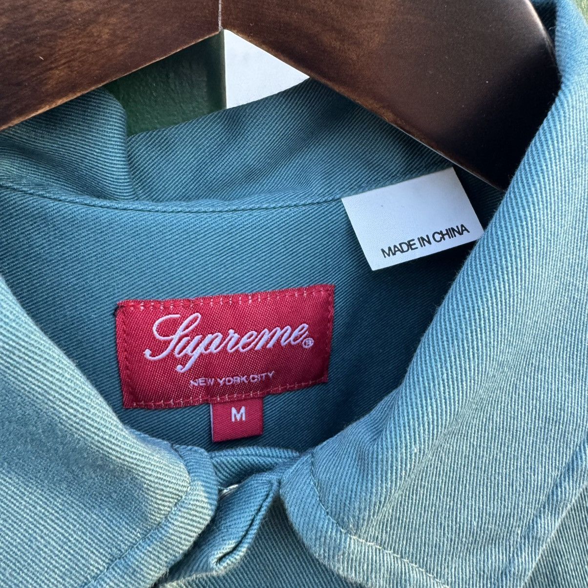 Supreme Supreme Doughboy S/S Work Shirt in Green (Teal) Med NWOT Size US M / EU 48-50 / 2 - 4 Thumbnail
