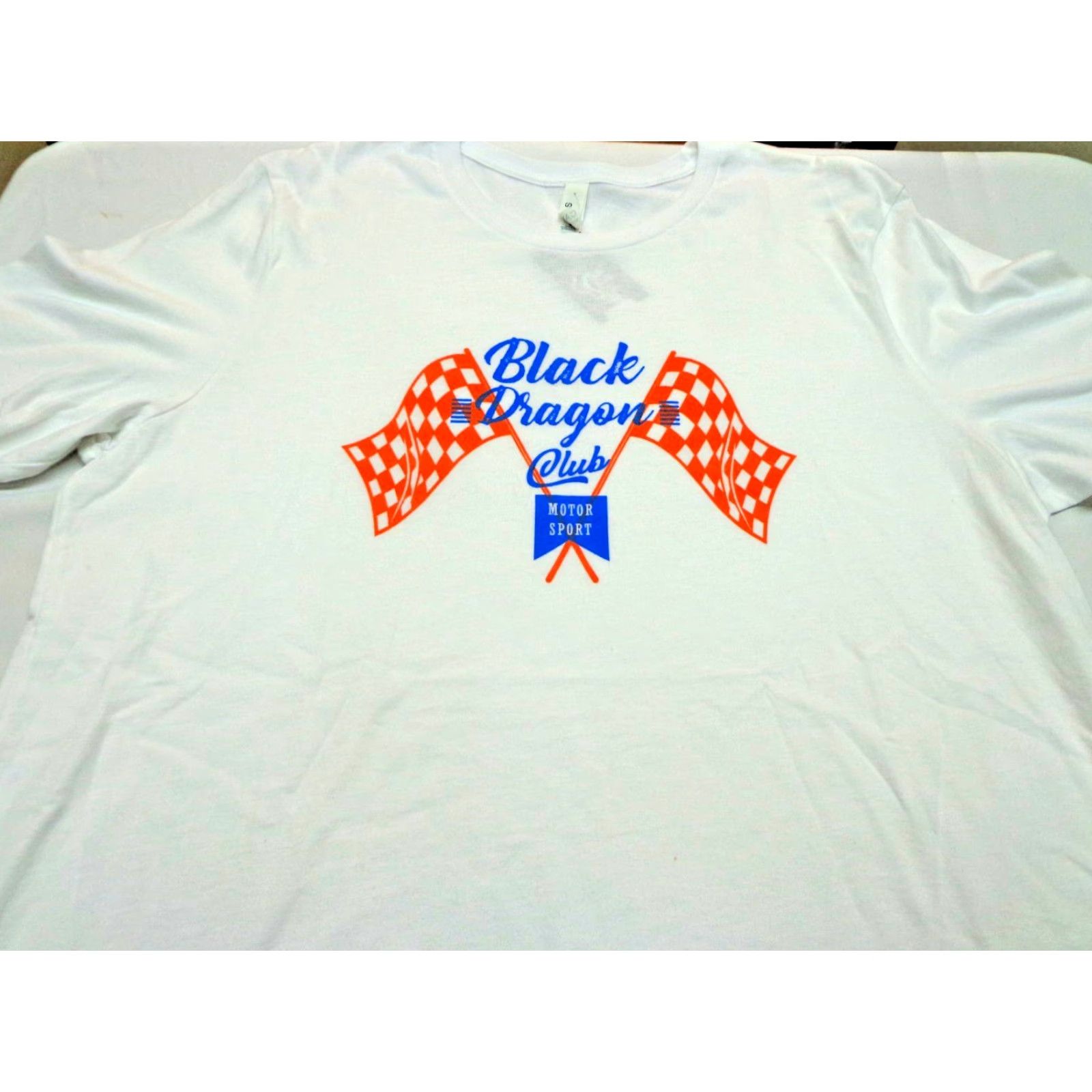 Vintage BLACK DRAGON CLUB T-Shirt White XL Men Motorcycle Short Sleeve NEW Without Tags Size US XL / EU 56 / 4 - 2 Thumbnail