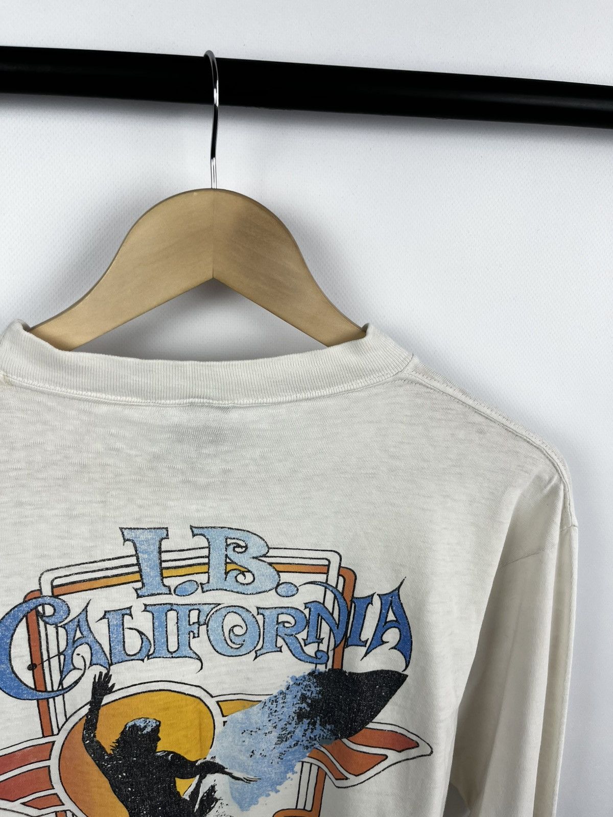 Vintage Vintage 70s California T Shirt (M) Cream Surf Graphic Size US M / EU 48-50 / 2 - 6 Thumbnail