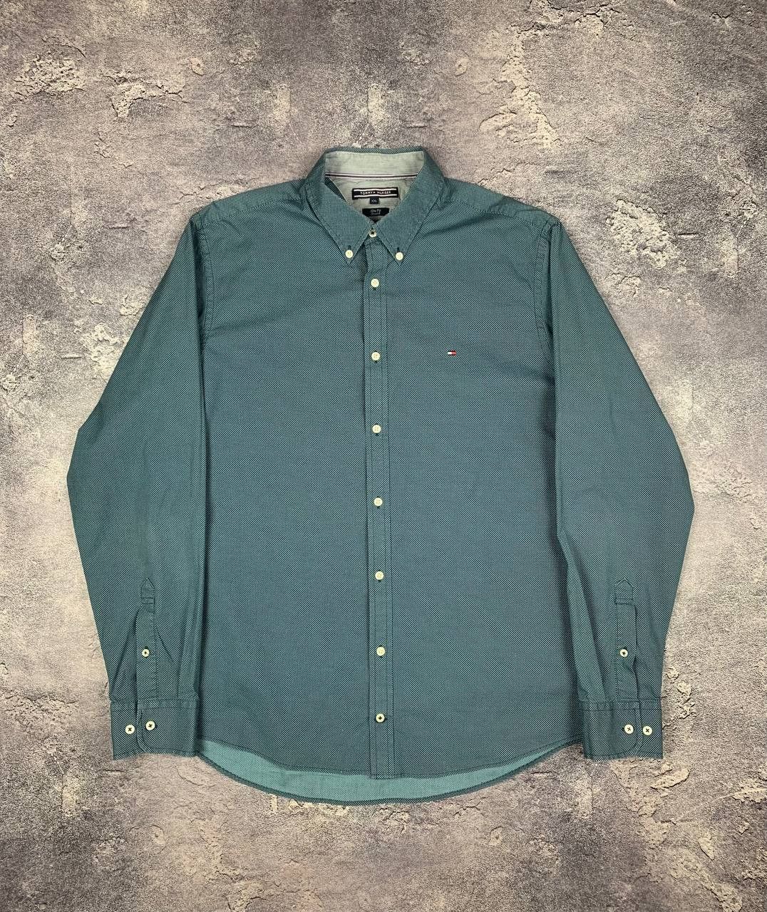 Tommy Hilfiger Share Tommy Hilfiger Men’s Shirt XXL Green Button Down Size US XXL / EU 58 / 5 - 1 Thumbnail