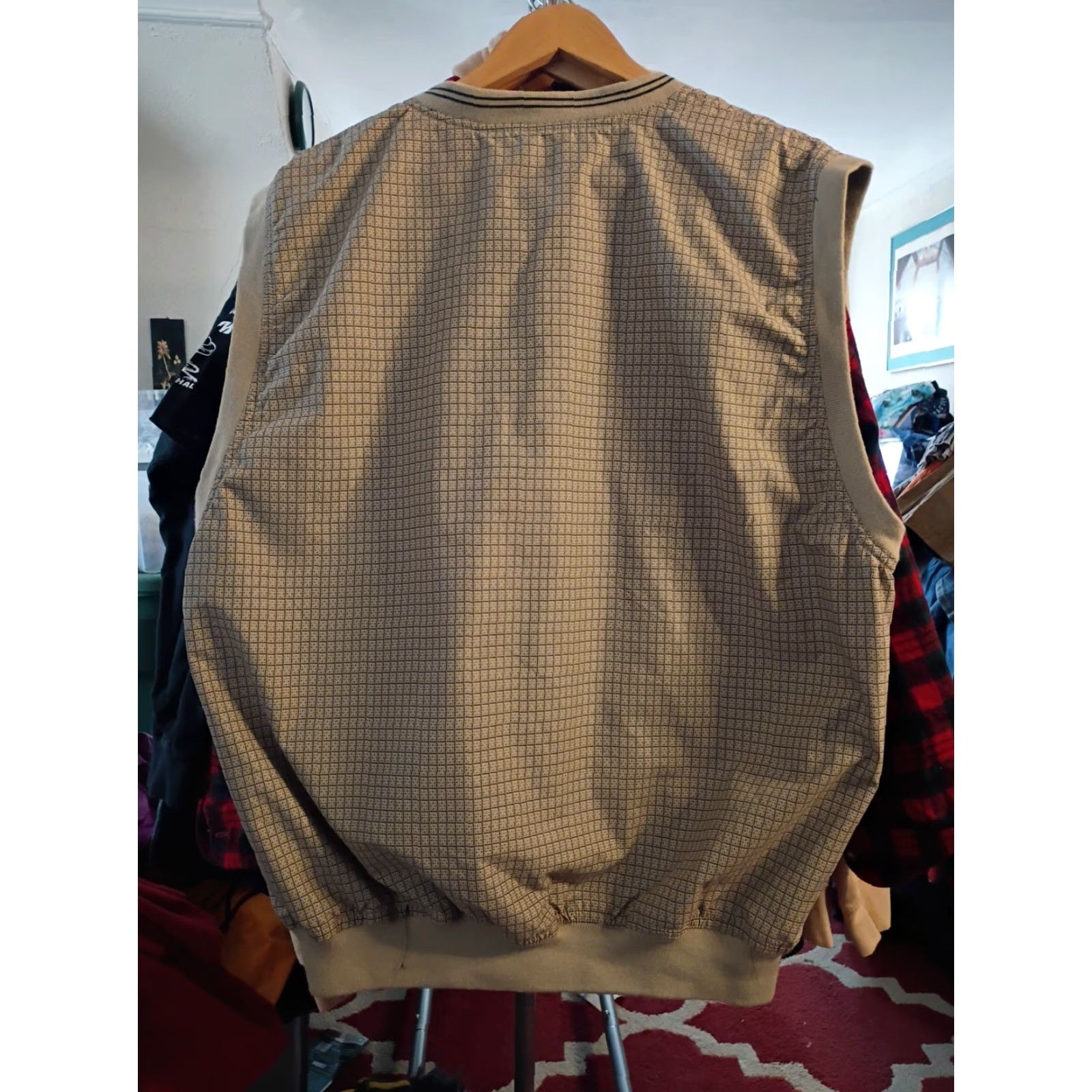 Weatherproof VINTAGE la loving Ireland Weatherproof Golf Vest Shirt Men L Embroidered Beige Windbreaker Size US L / EU 52-54 / 3 - 4 Thumbnail