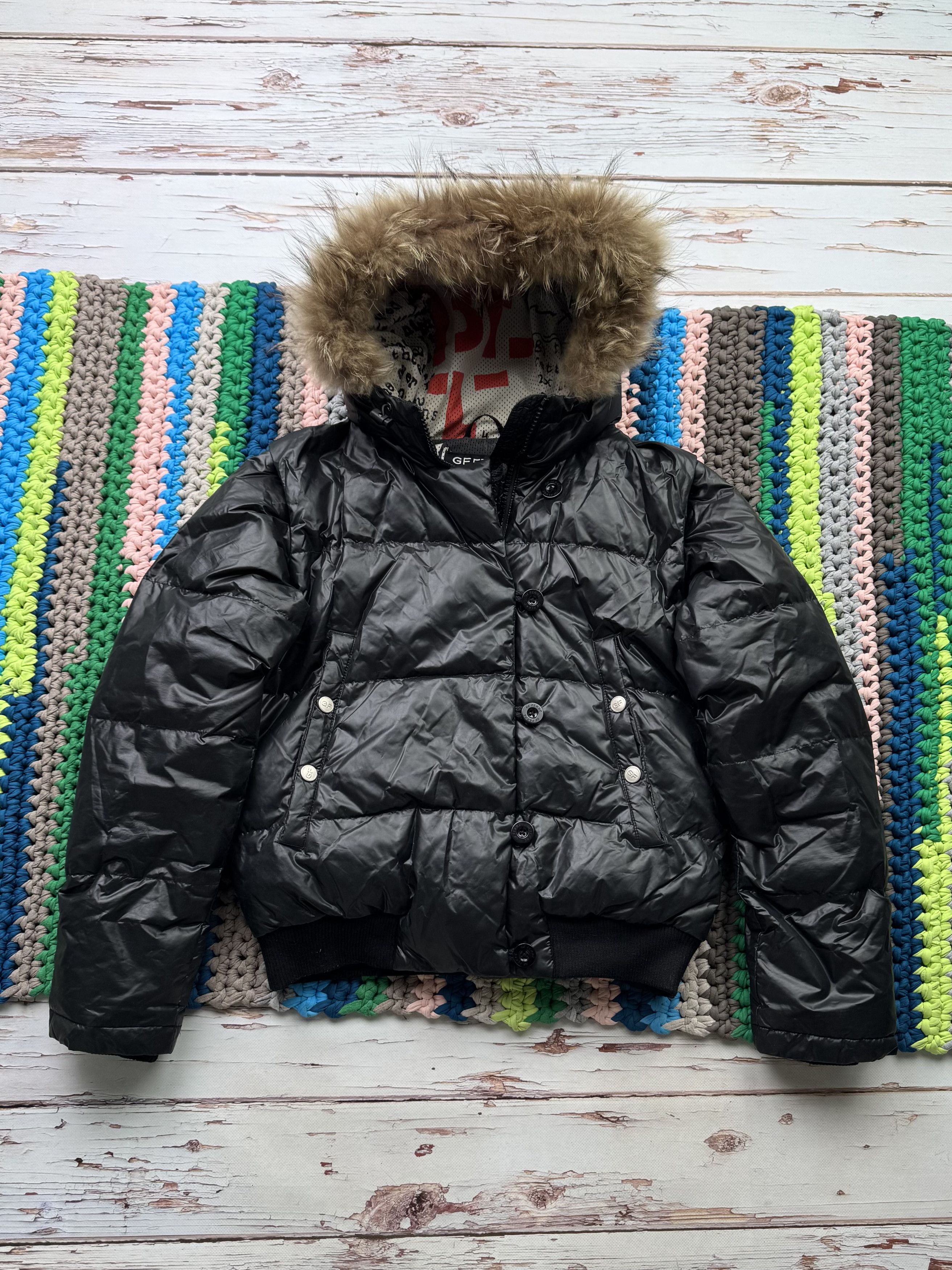 archive BURBERRY gimmick fur coat y2k ジャケット・アウター