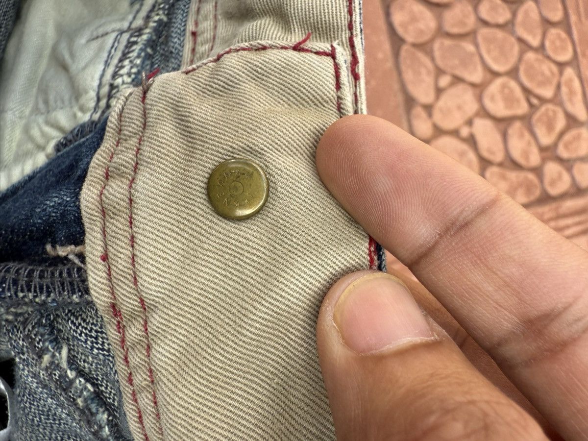 Marithe + Francois Girbaud MARITHE FRANCOIS GIRBAUD Flare Denim Rare Design Size 31" - 17 Thumbnail