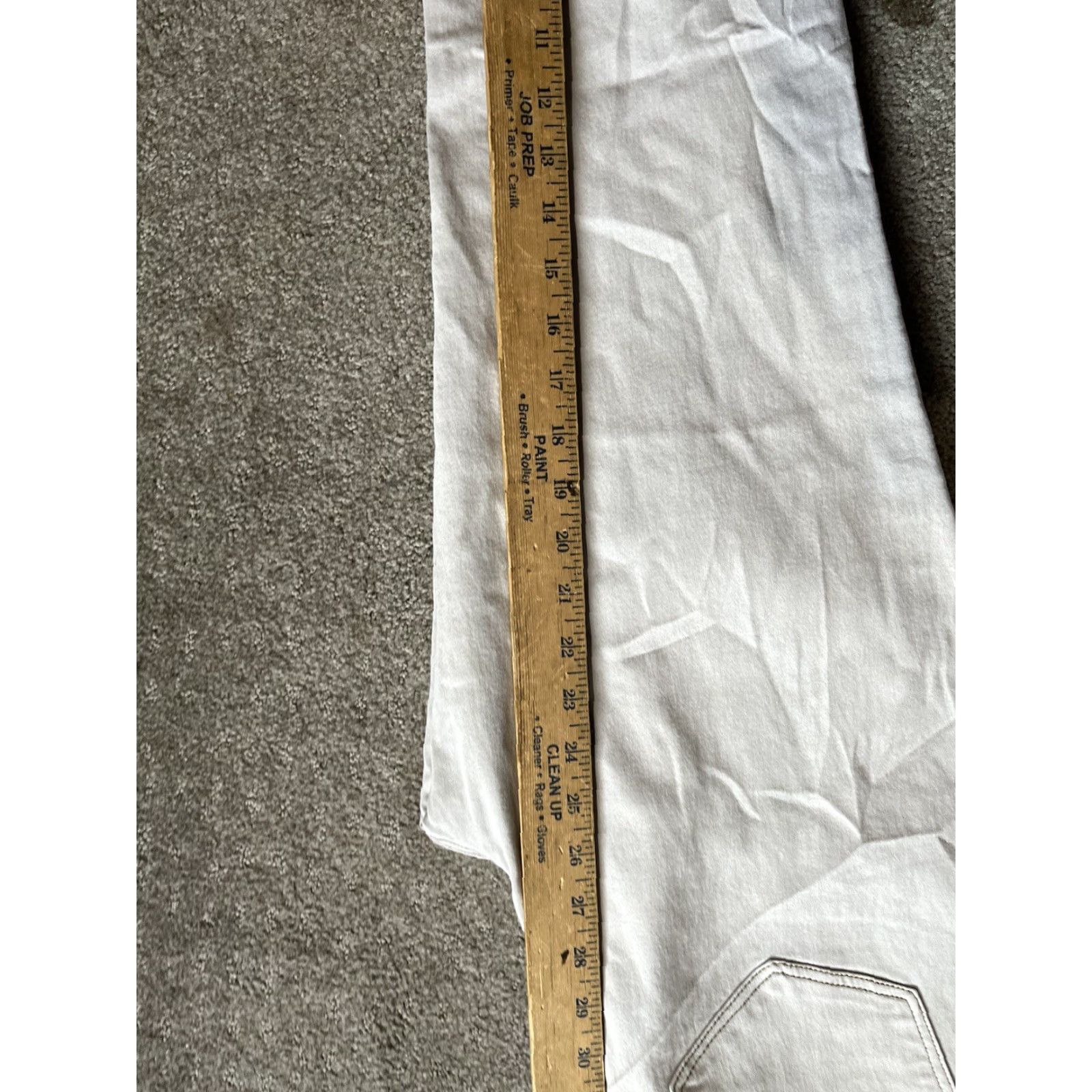 Nicole Miller Nicole Miller New York Jeans Womens 14 Gray Denim SOHO High Rise Ankle Skinny Size 36" / US 14 / IT 50 - 7 Thumbnail