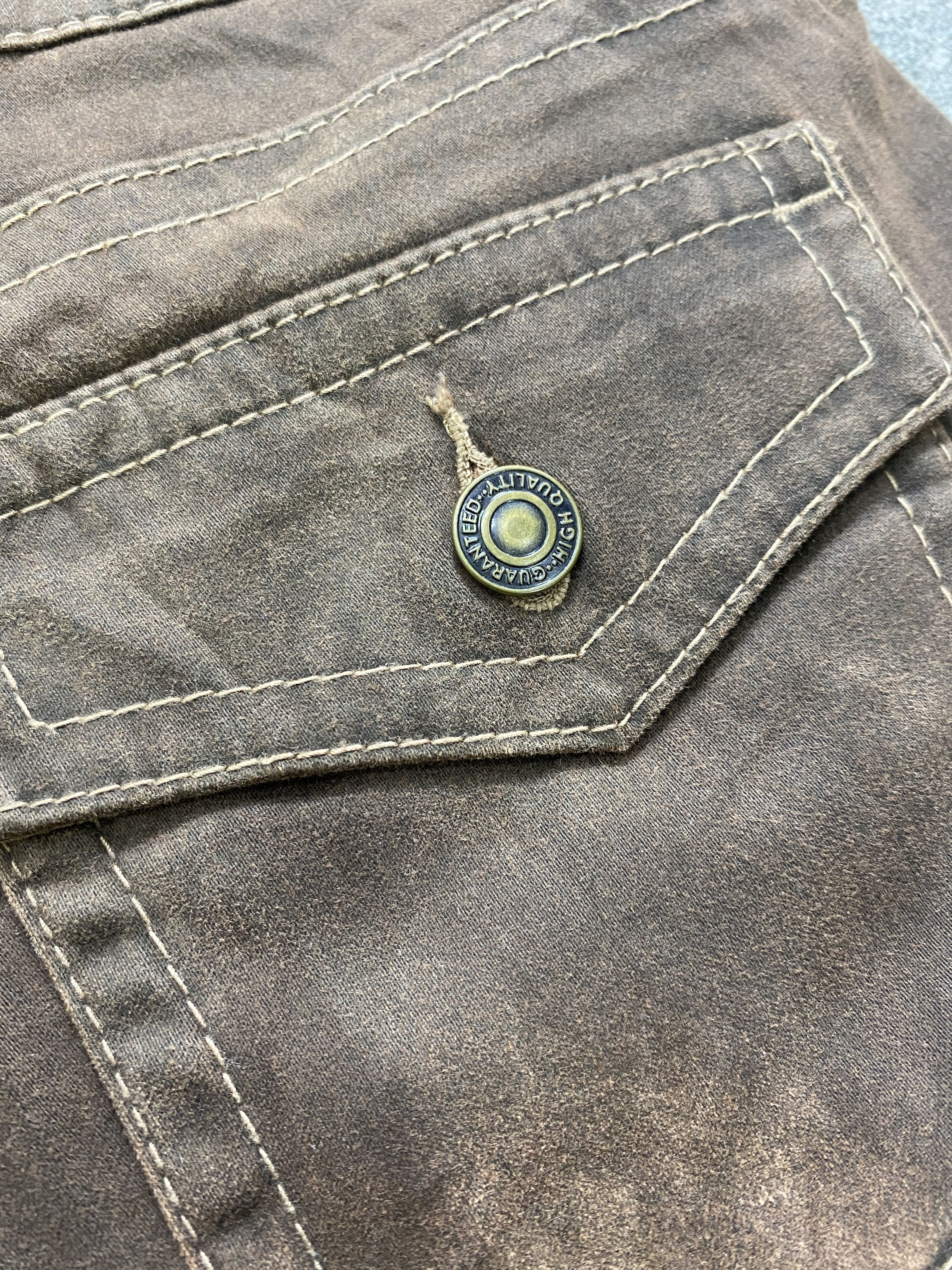 Japanese Brand Vintage Japanesse Cargo Sun Faded Flare Pants -CP275 Size US 31 - 11 Thumbnail