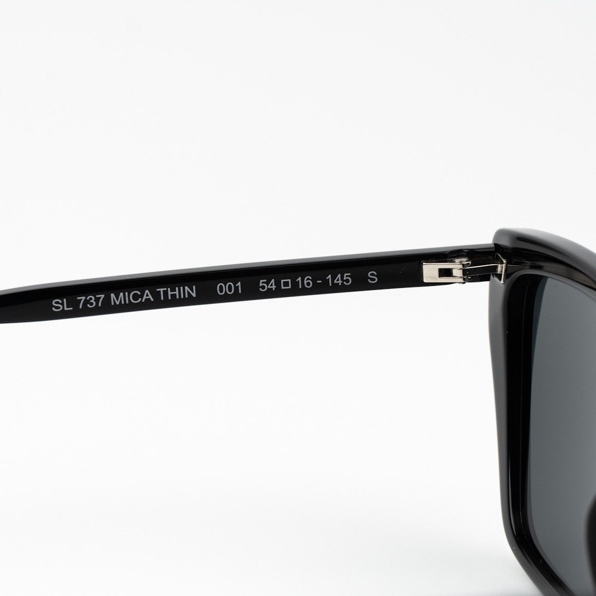 Saint Laurent Paris Saint Laurent Women Sunglasses Black SL737 MICA THIN 001 NEW Size ONE SIZE - 8 Thumbnail