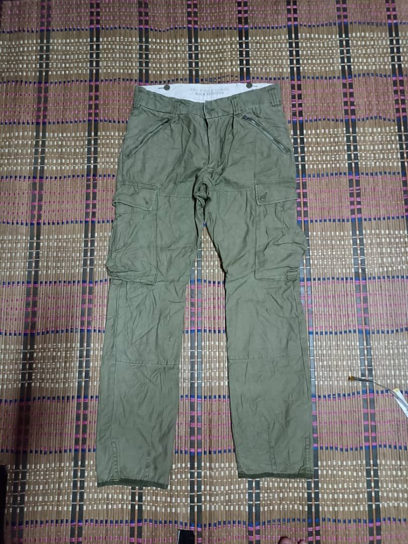 Designer Vintage BACK Number Cargo Pants Military Style Size US 31 - 4 Thumbnail
