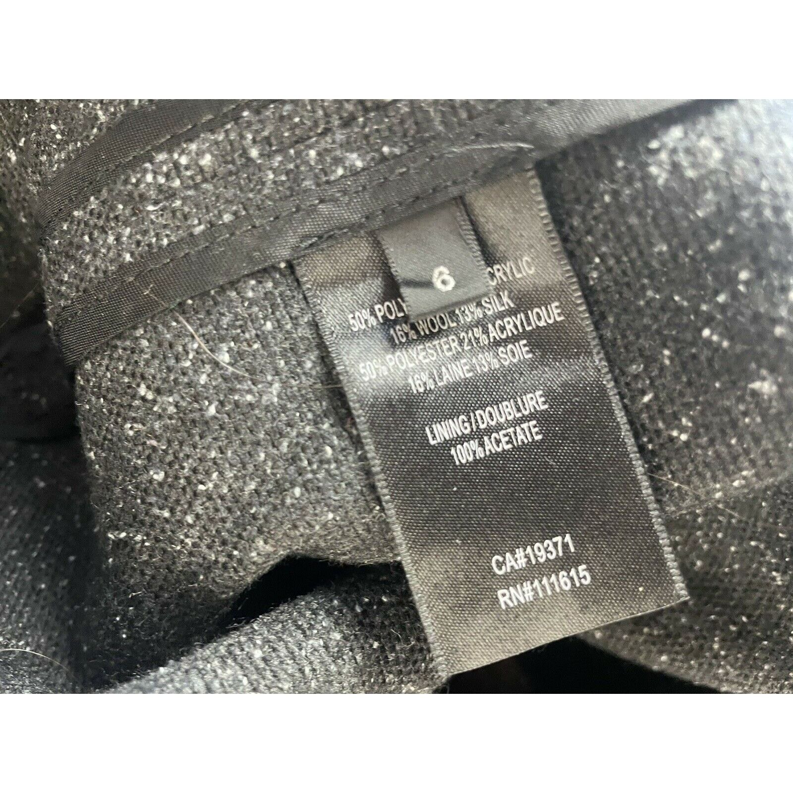 Robert Rodriguez Robert Rodriguez Women’s Size 6 Black Spotted Wool Silk Coat Size M / US 6-8 / IT 42-44 - 10 Thumbnail