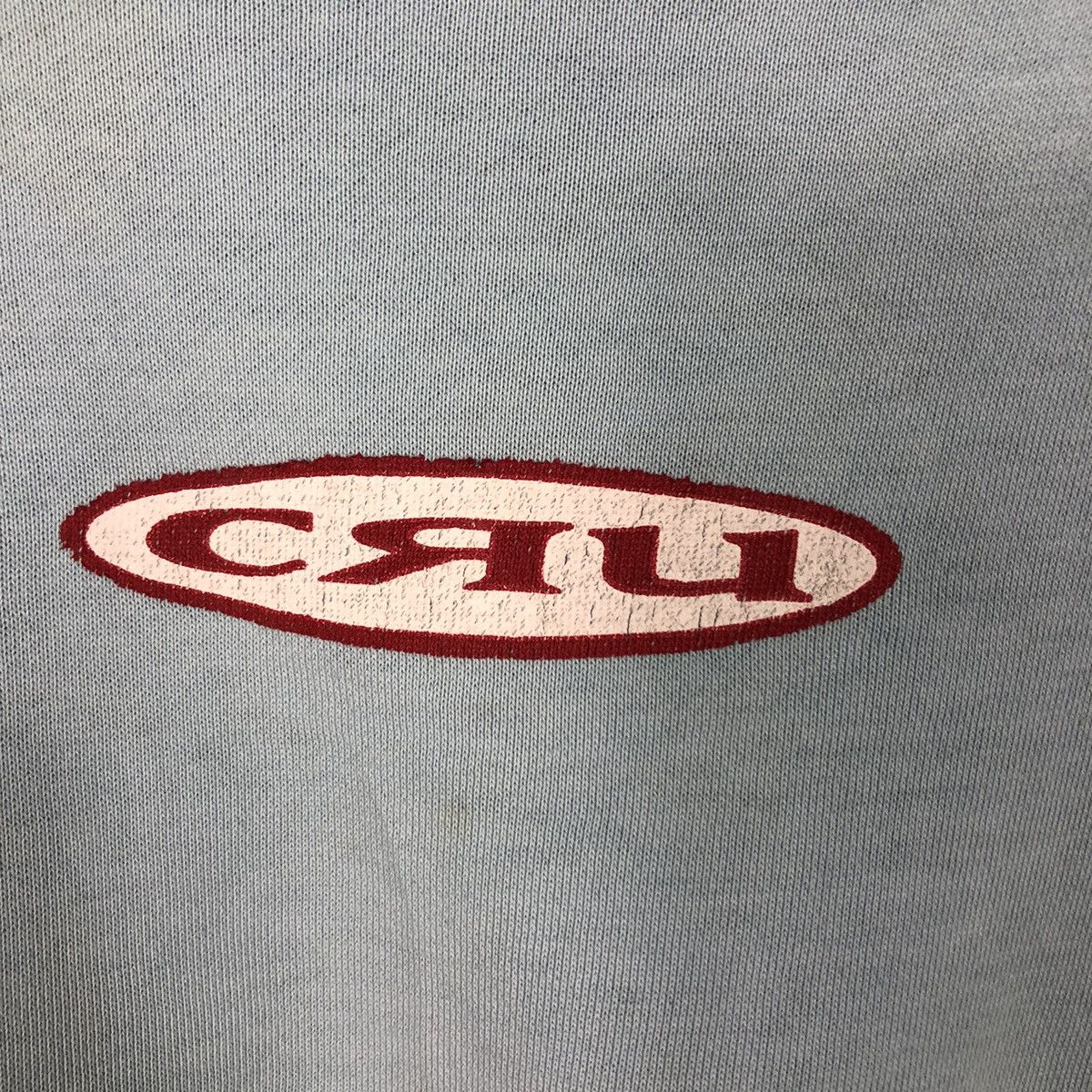 Vintage 📌Vintage Sweatshirt Cru Design Made in Usa Big Logo Size US M / EU 48-50 / 2 - 13 Thumbnail