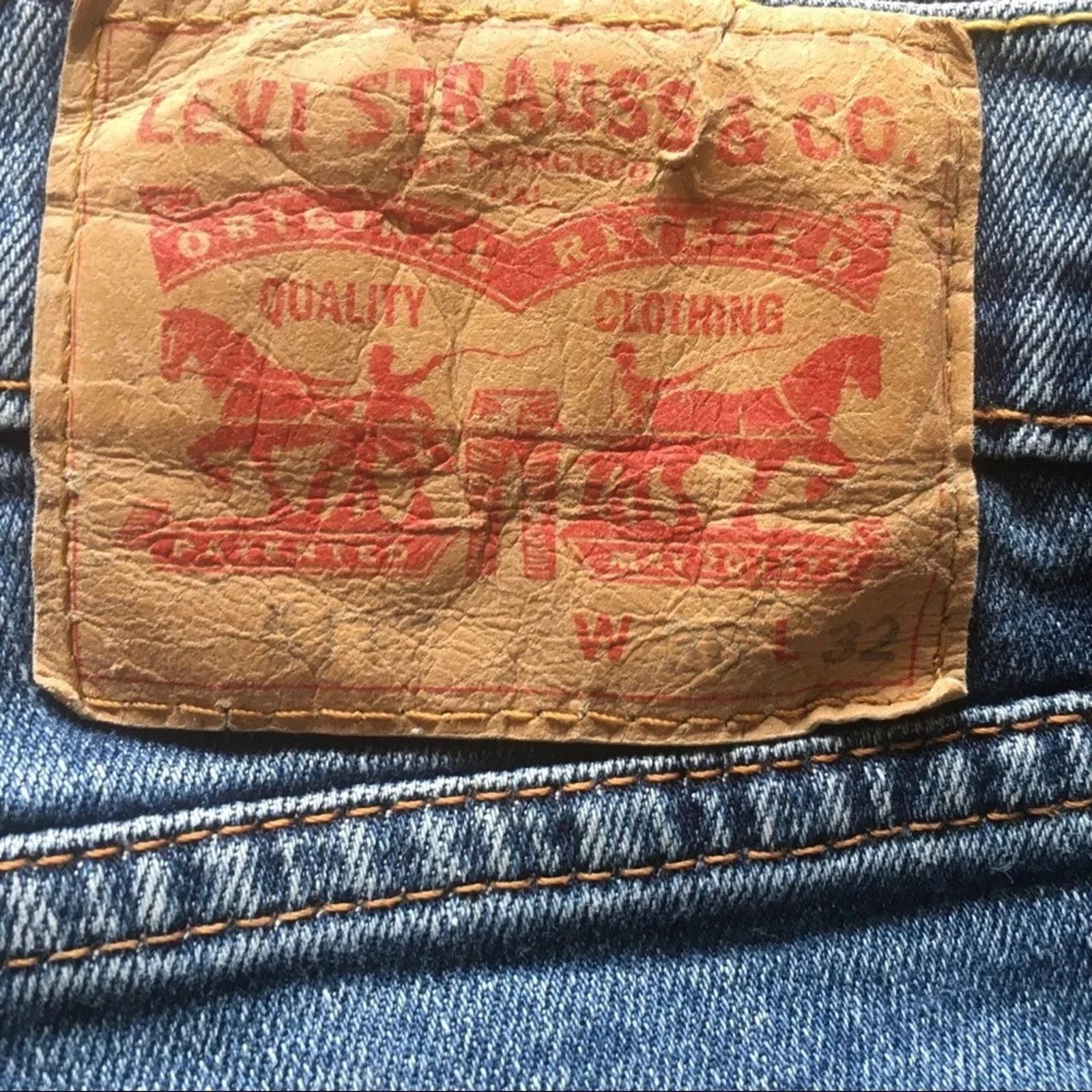 Levi's Levis 511 Jeans, distressed size 36/32 Size US 36 / EU 52 - 3 Thumbnail