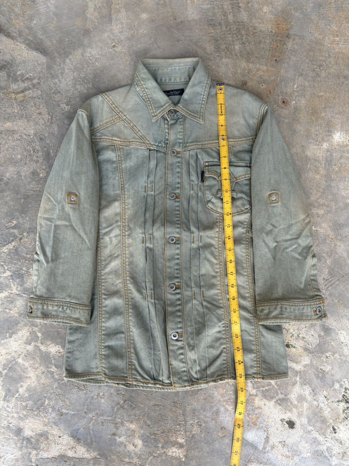 Tornado Mart Tornado Mart Refined Real Clothes Denim Jacket Size US M / EU 48-50 / 2 - 13 Thumbnail
