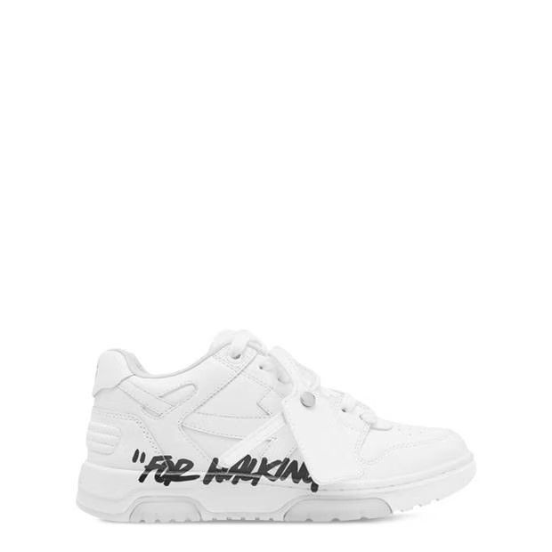 image of Off White O1G2R1Mq0524 Trainers In White & Black Shoes in White/Black, Men's (Size 8)