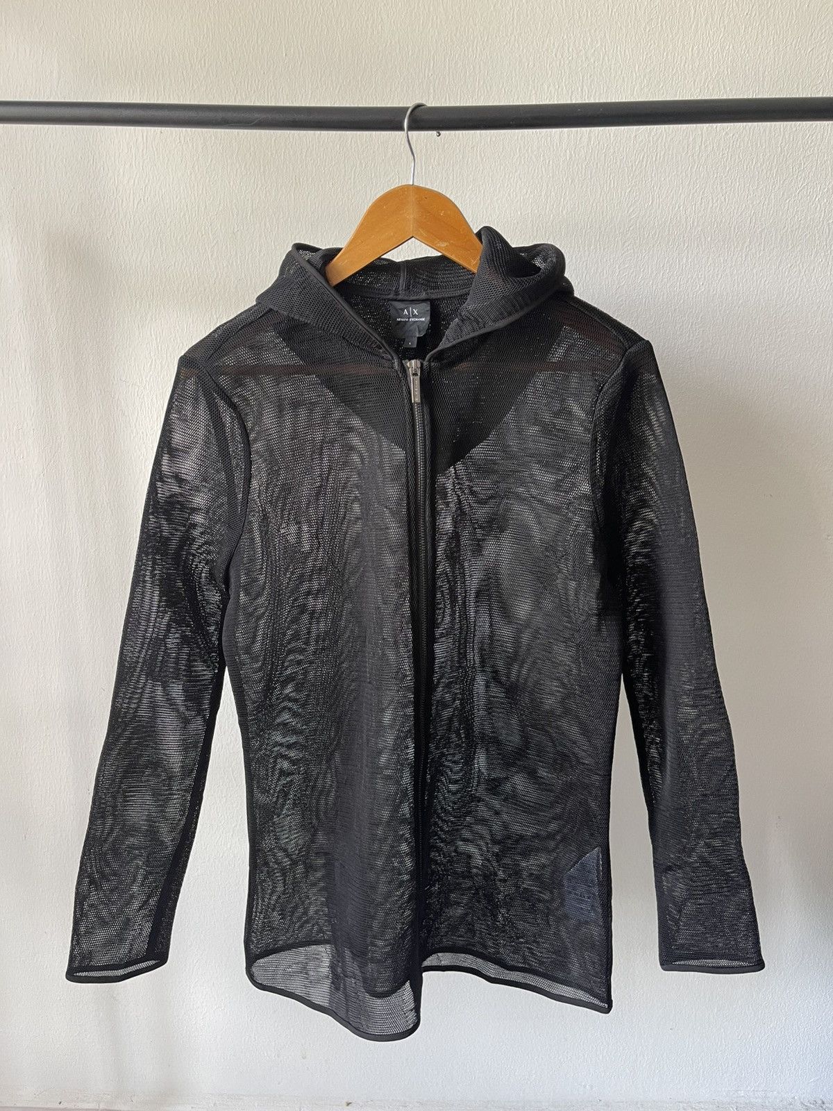 Armani Exchange Armani Exchange Mesh Zip Hoodie Size US M / EU 48-50 / 2 - 3 Thumbnail