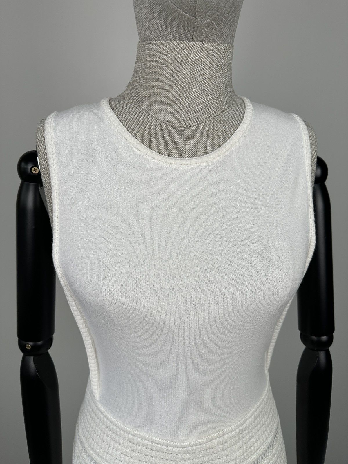 Missoni MISSONI White Jersey A-Line Mini Dress size 42 Women’s Size M / US 6-8 / IT 42-44 - 8 Thumbnail