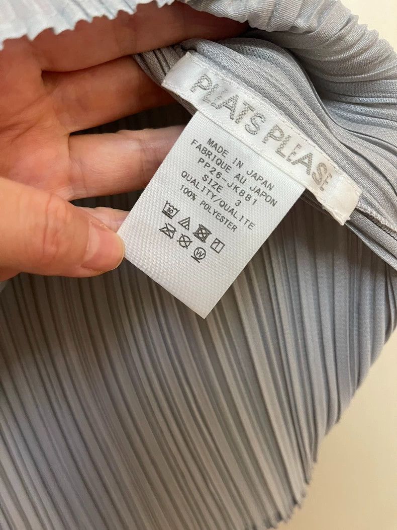 Issey Miyake issey miyake size:3 Grey pleated short sleeves Size XXS / US 00 / IT 34 - 3 Thumbnail