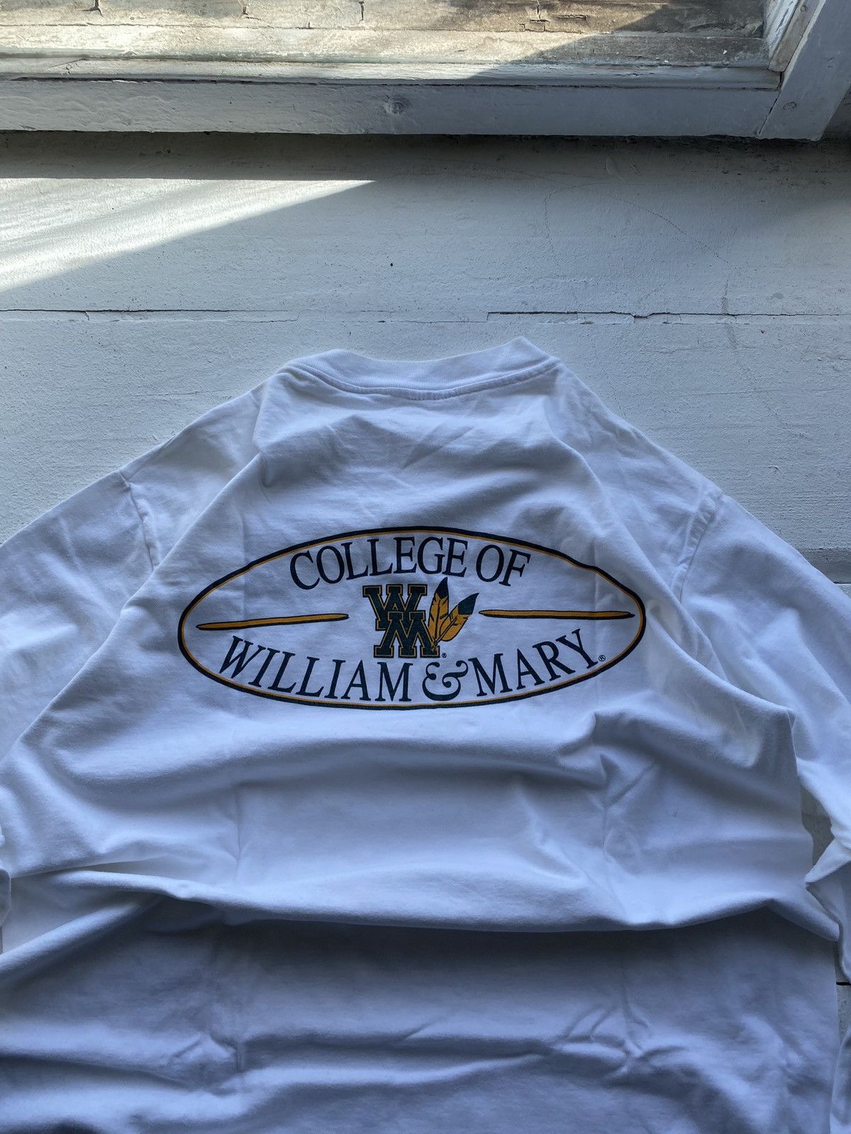 Other 90s College Of William & Mary White Long Sleeve Size US L / EU 52-54 / 3 - 3 Thumbnail