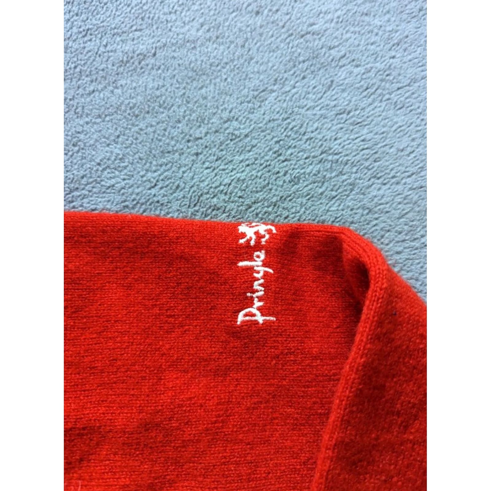 Vintage Pringle Sweater Mens Regular Wool Red 44 Rugby Sports Shirt Size US XXL / EU 58 / 5 - 4 Thumbnail