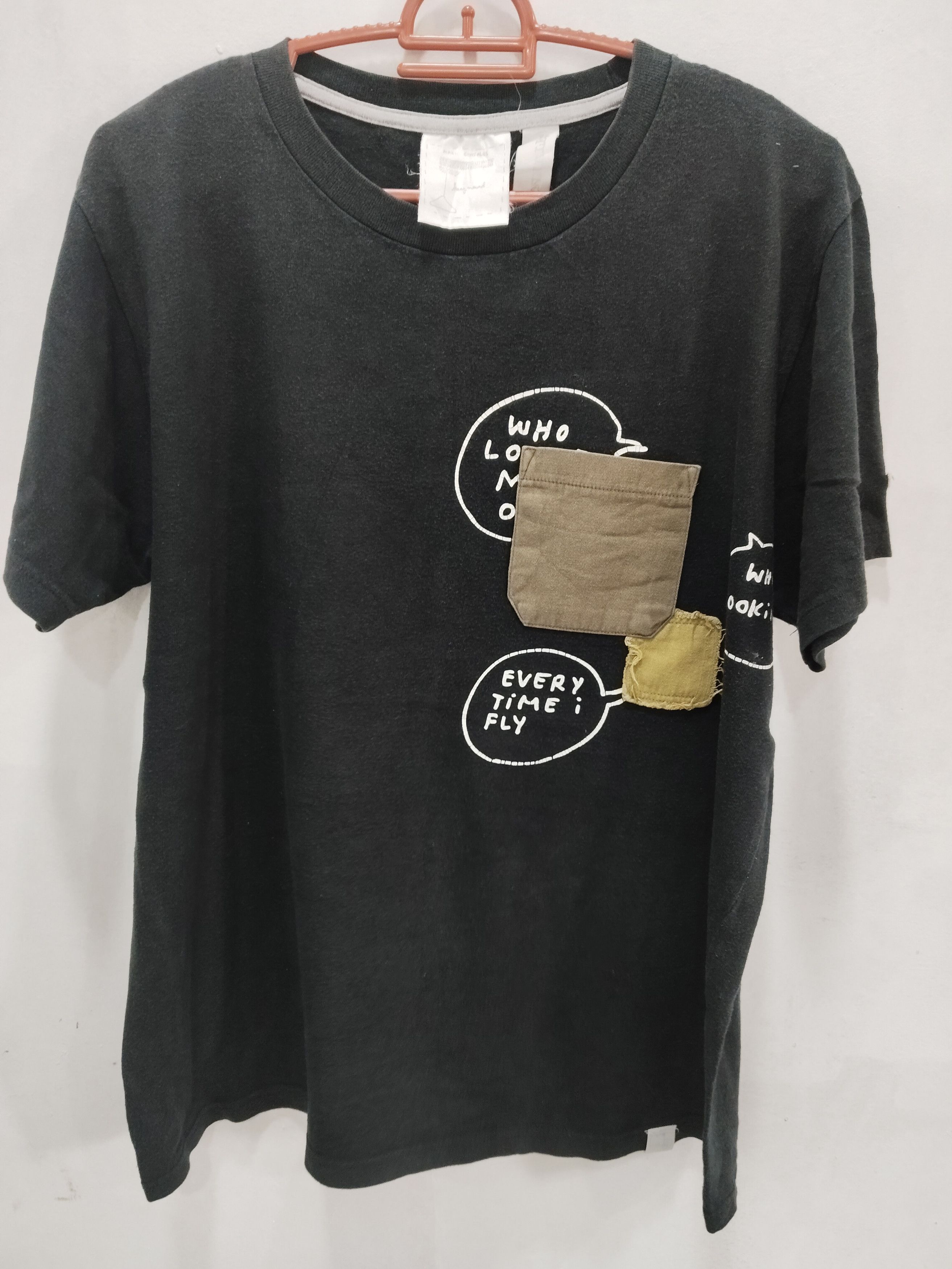 Mark McNairy × Marks & Spencer Mark Gonzales Art Wording Pocket Tshirt Size US L / EU 52-54 / 3 - 1 Thumbnail