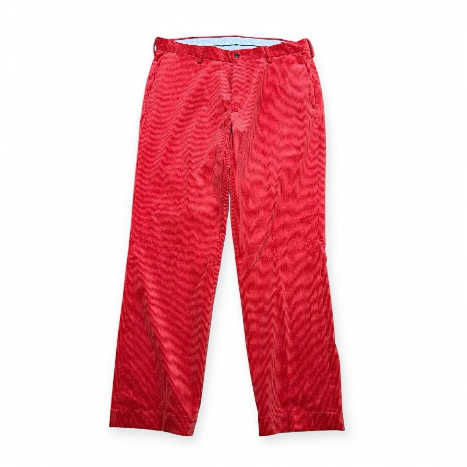Polo Ralph Lauren Polo Ralph Lauren Pants Mens 35 x 32 Red Chino Corduroy Size US 35 - 1 Thumbnail