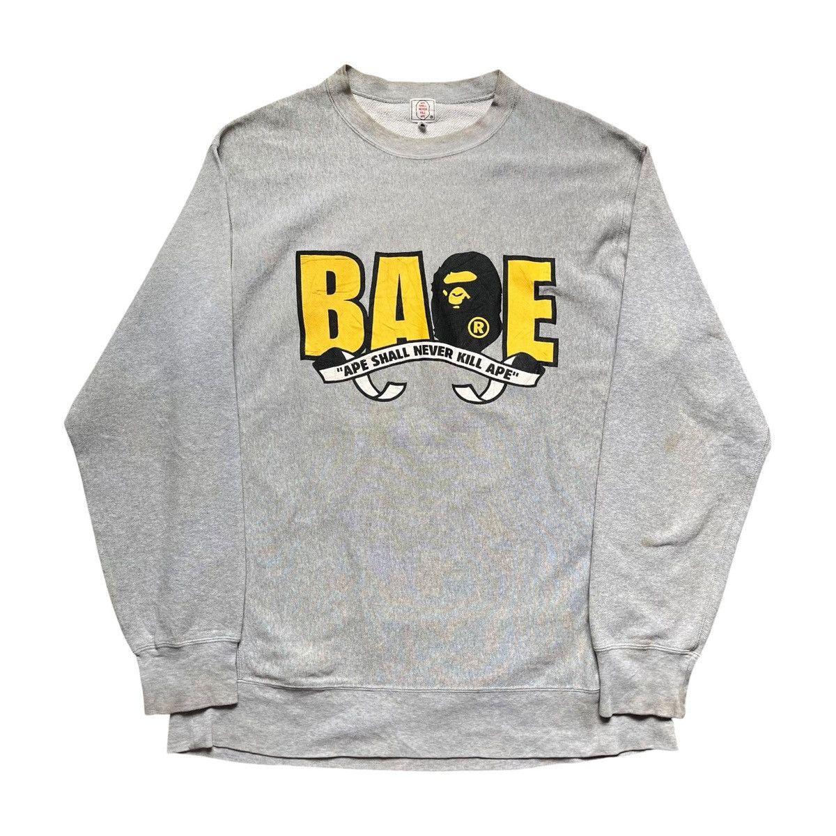 Bape × Vintage Vintage OG Bape by A Bathing Ape Sweatshirt Size US L / EU 52-54 / 3 - 1 Thumbnail