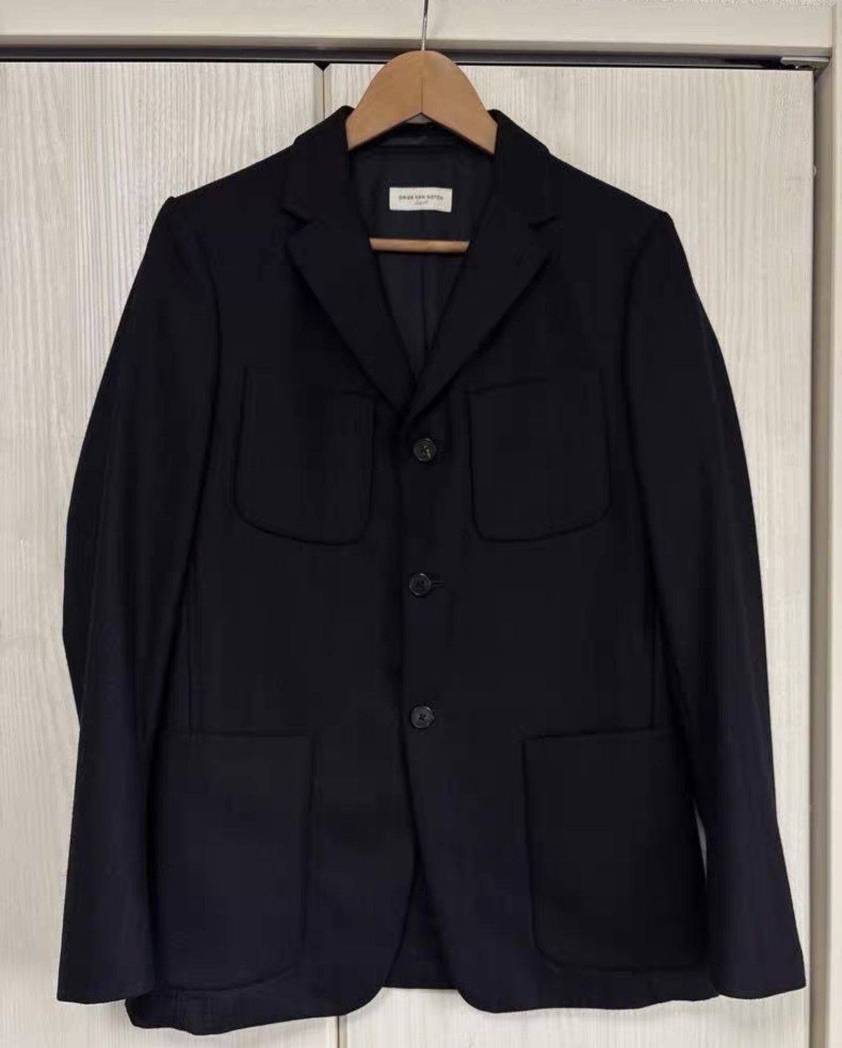 DRIES VAN NOTEN Striped Suit Jacket