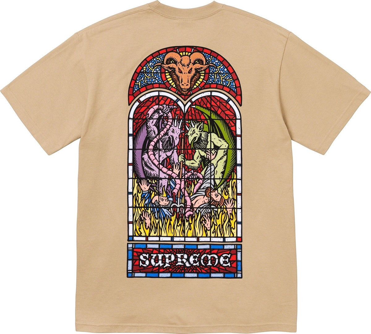 Supreme Supreme Worship Tee Size US XXL / EU 58 / 5 - 1 Thumbnail