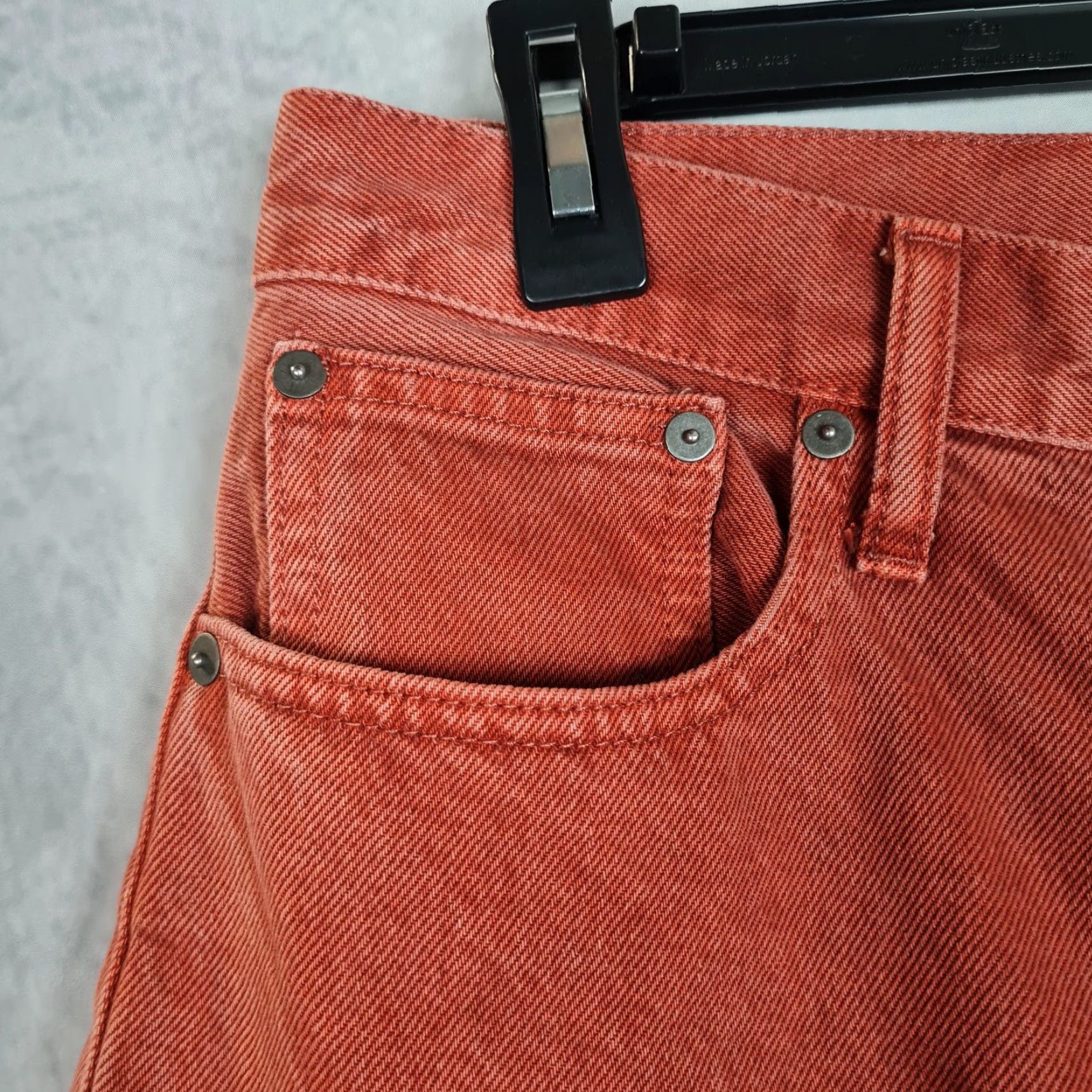 Madewell Madewell Baggy Straight Jeans Womens 27 Salmon High Rise Relaxed Denim Pants Size 27" / US 4 / IT 40 - 4 Thumbnail