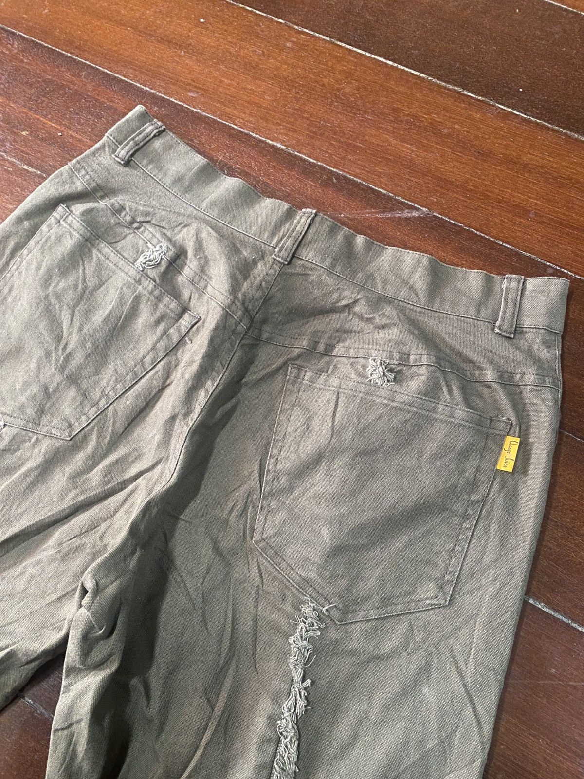 If Six Was Nine Flare Pants orange juice Bondage Cargo Pant Bootcut Size US 33 - 14 Thumbnail