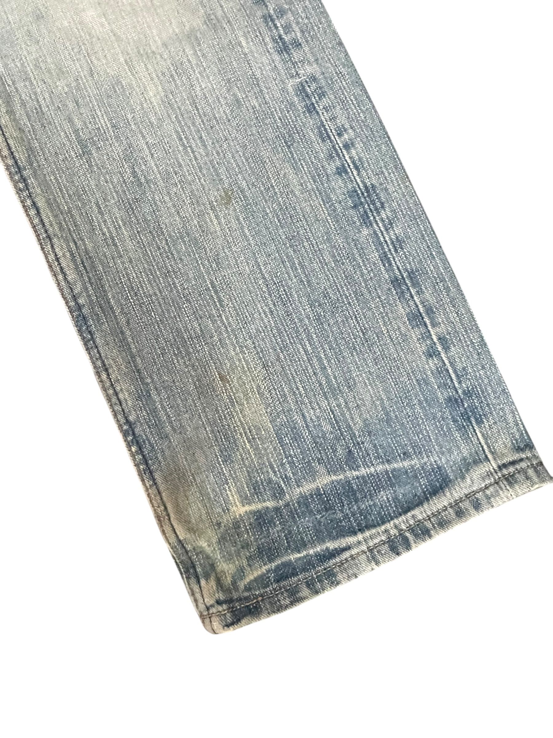 Lee Vintage Lee 101 Faded Distresed Patched Size US 32 / EU 48 - 12 Thumbnail