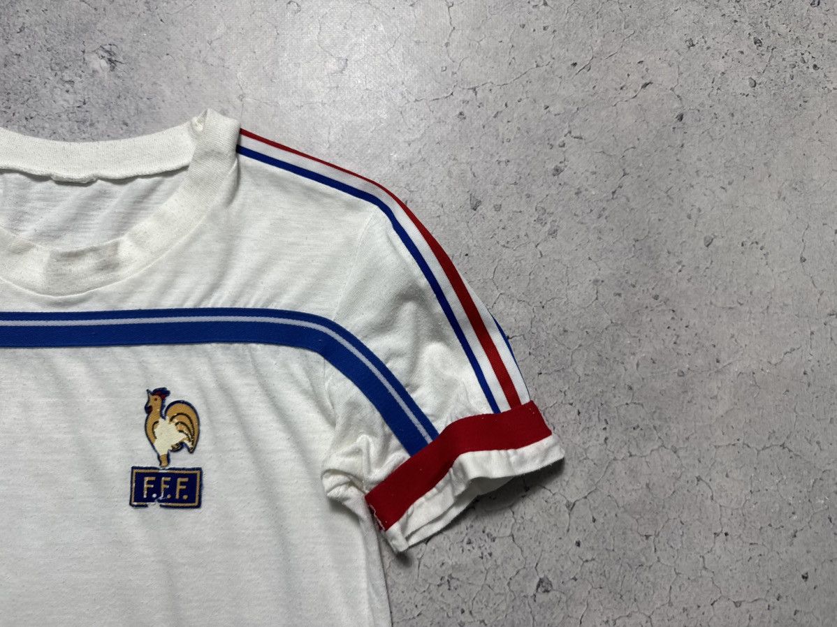 Vintage Malliot Equipe De France 1986 Vintage Soccer Jersey Size US XS / EU 42 / 0 - 2 Thumbnail