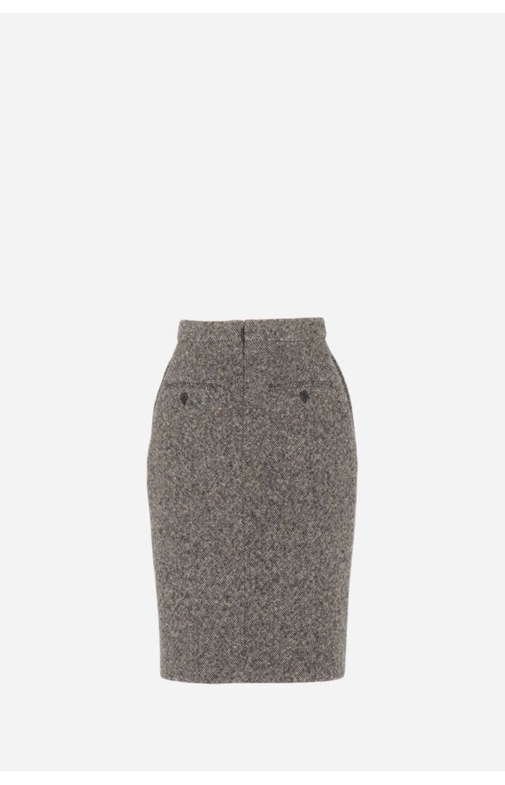 Saint Laurent Paris o1b1hav110824 Jupe JF31 Mini Skirt in Beige/Brown Size 25" / US 0 / IT 36 - 2 Thumbnail