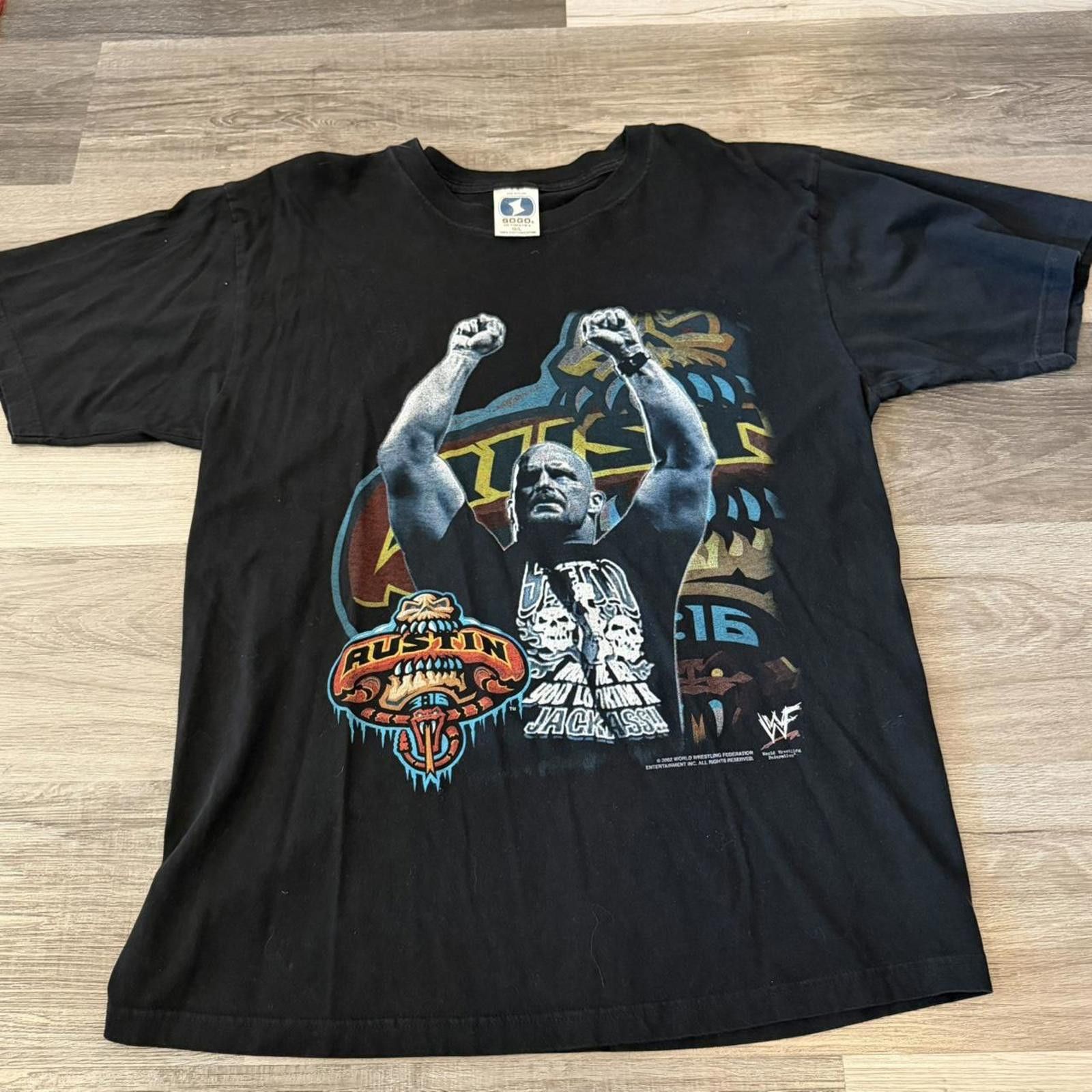 Other Vintage stone cold Steve Austin t shirt 00s L Size US L / EU 52-54 / 3 - 3 Thumbnail